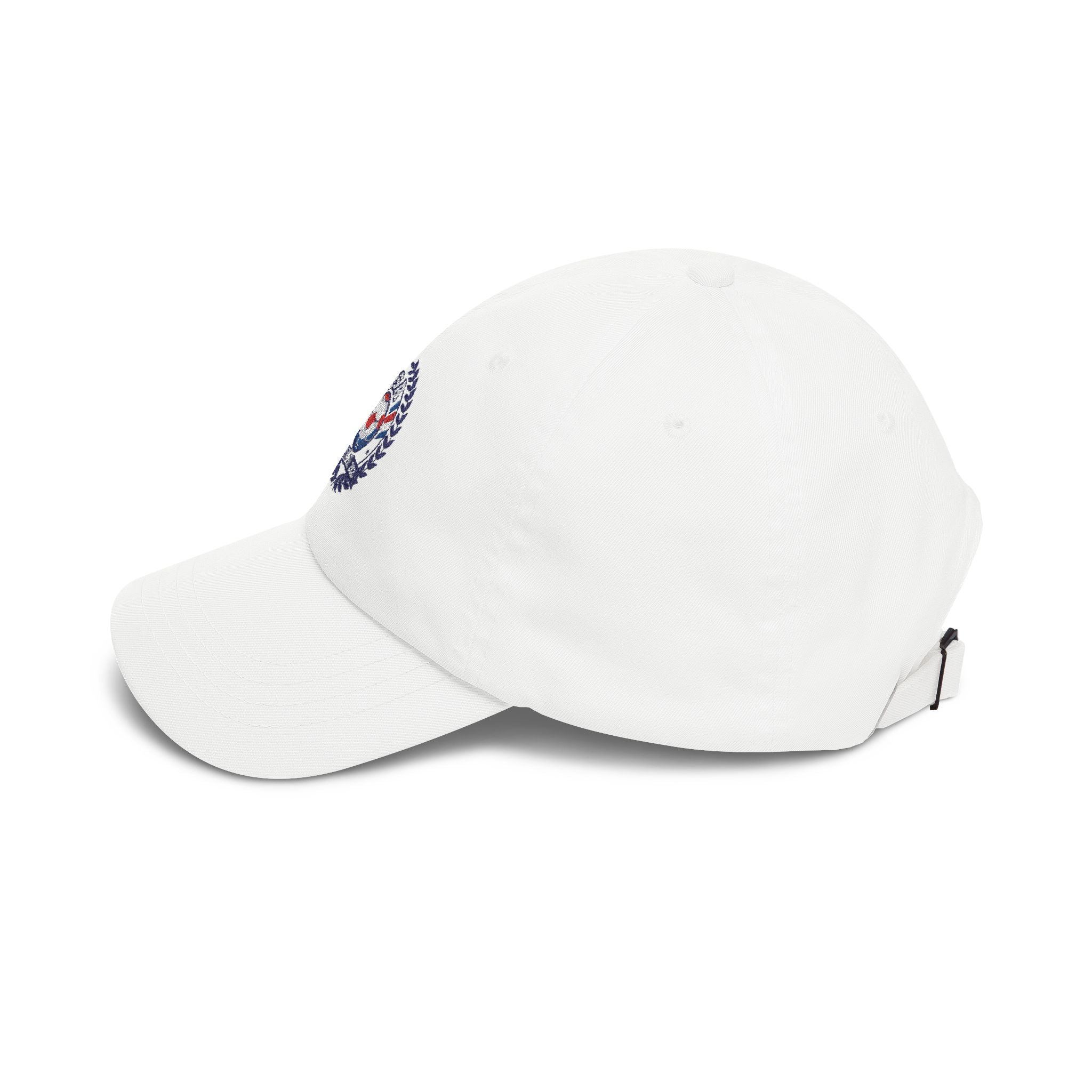 Classic Dad Cap — Nautical Crest Embroidered Baseball Hat