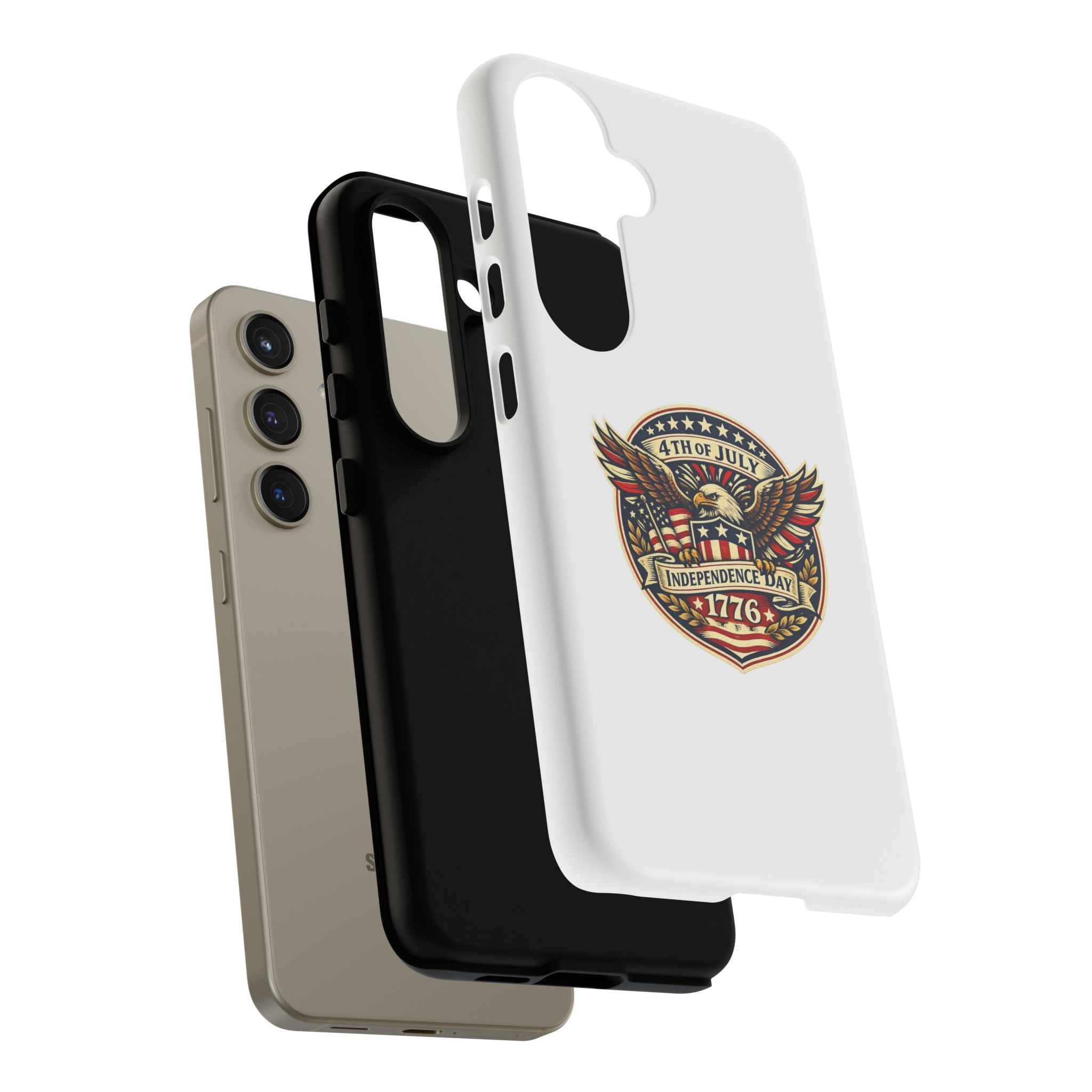 Independence Day 1776 Patriotic Phone Case — 4th of July Eagle Shield Design