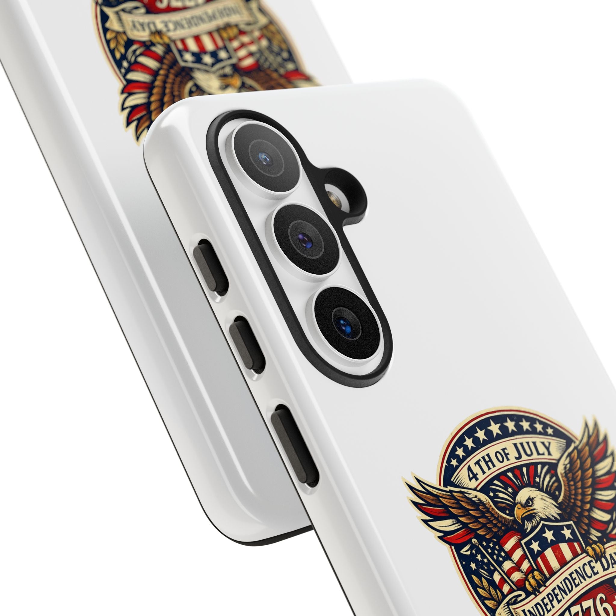 Independence Day 1776 Patriotic Phone Case — 4th of July Eagle Shield Design