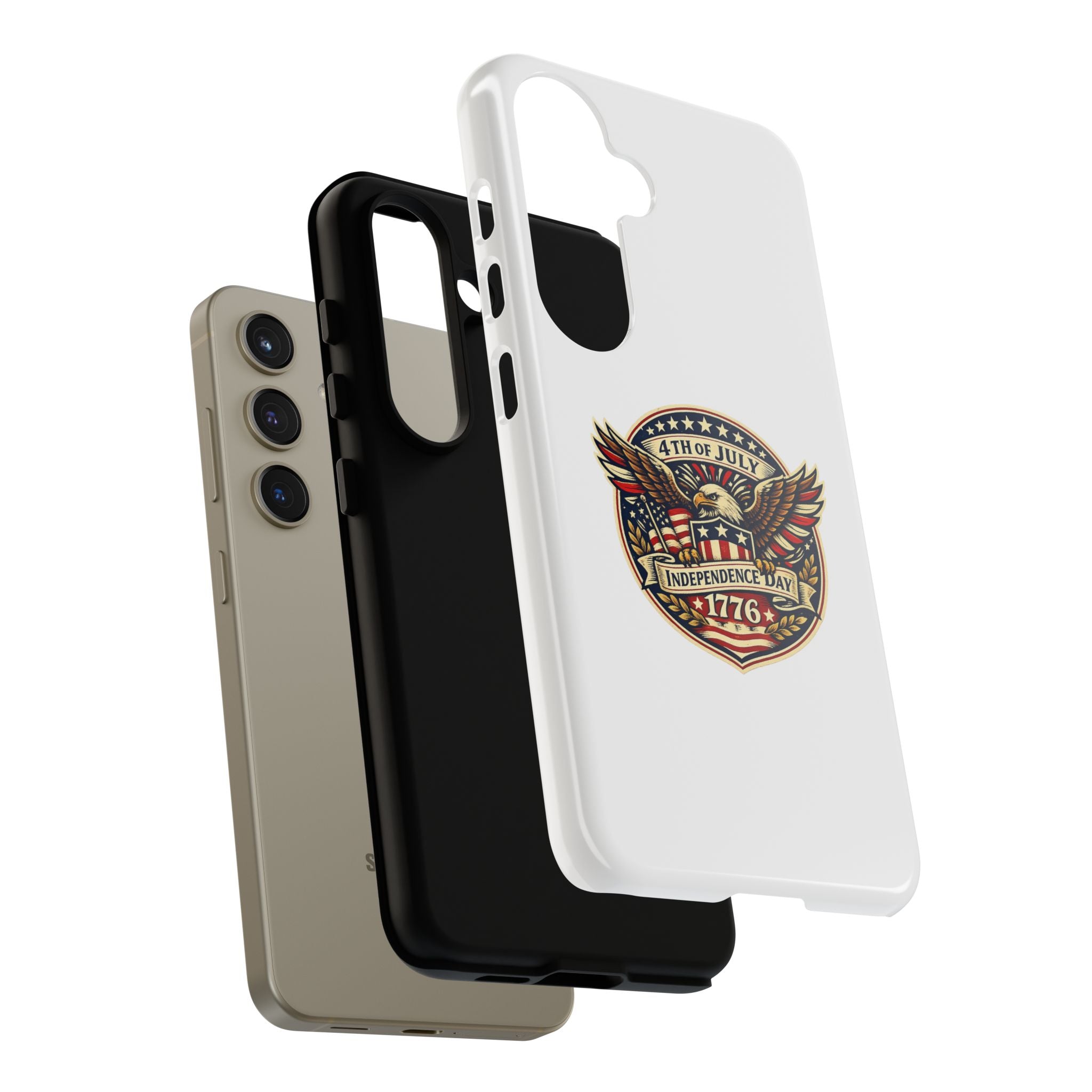 Independence Day 1776 Patriotic Phone Case — 4th of July Eagle Shield Design