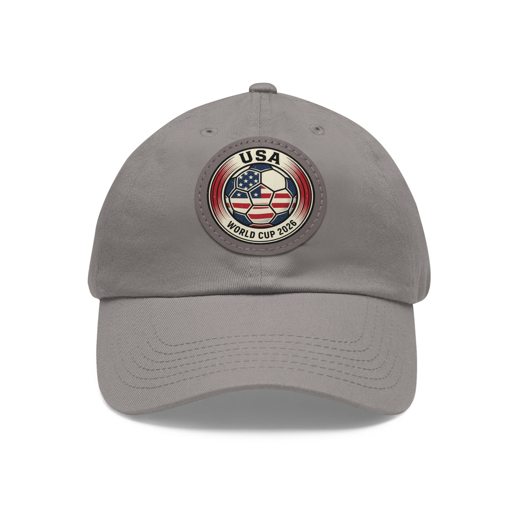 USA World Cup 2026 Leather Patch Dad Hat