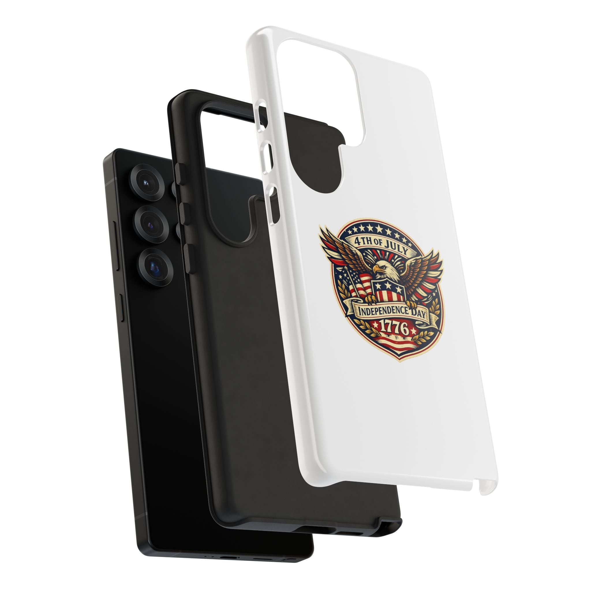 Independence Day 1776 Patriotic Phone Case — 4th of July Eagle Shield Design