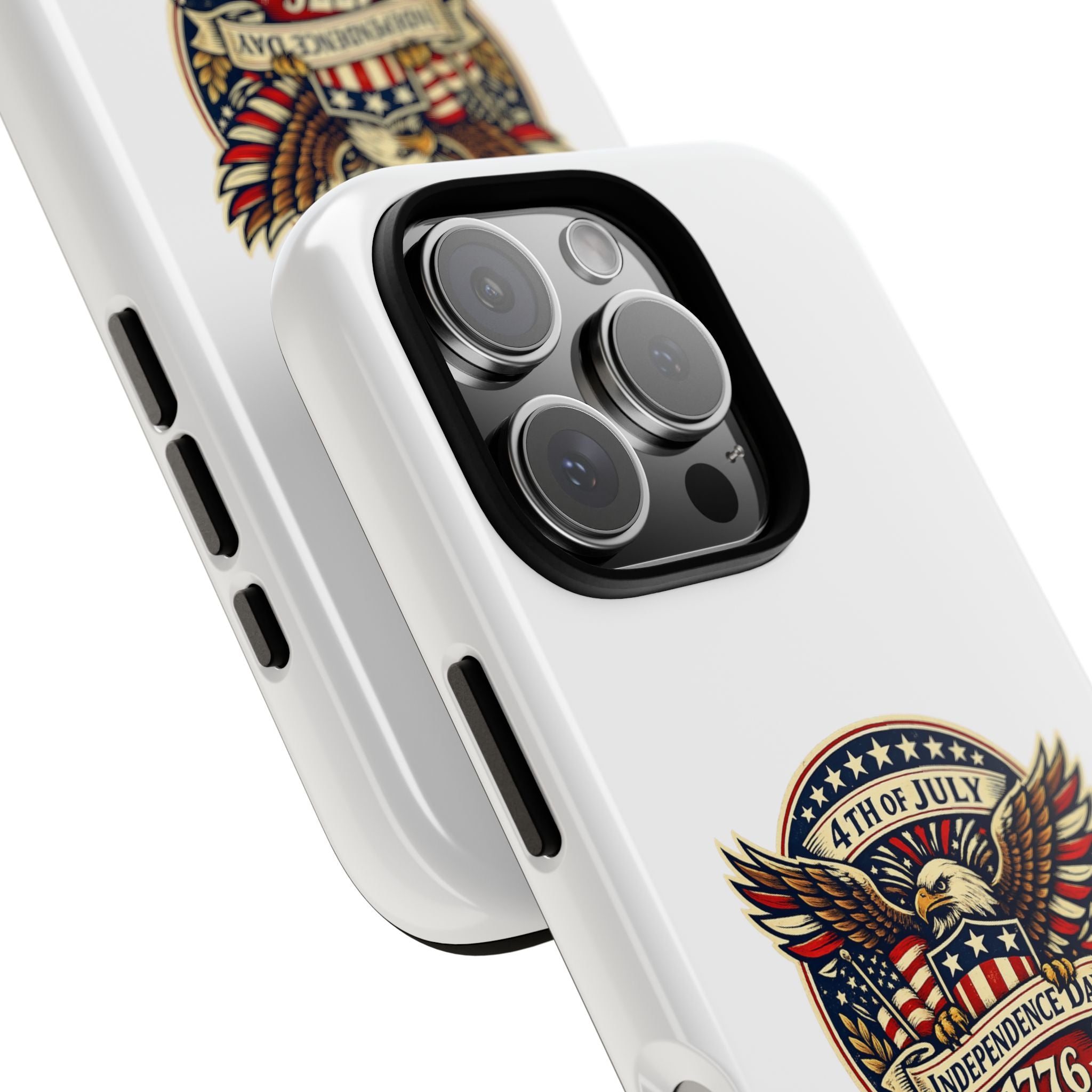 Independence Day 1776 Patriotic Phone Case — 4th of July Eagle Shield Design
