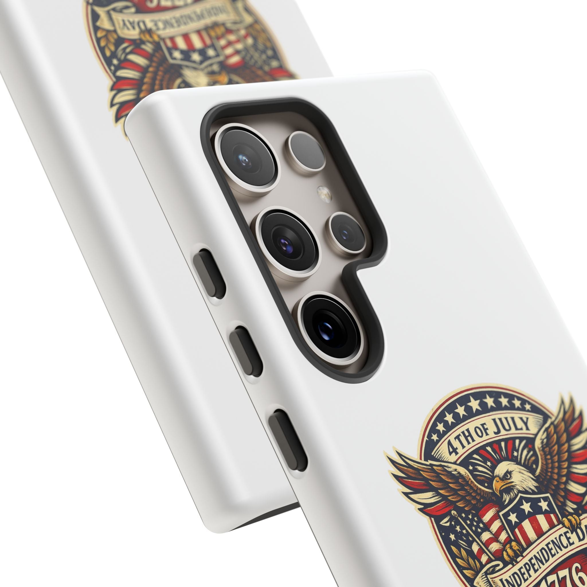 Independence Day 1776 Patriotic Phone Case — 4th of July Eagle Shield Design