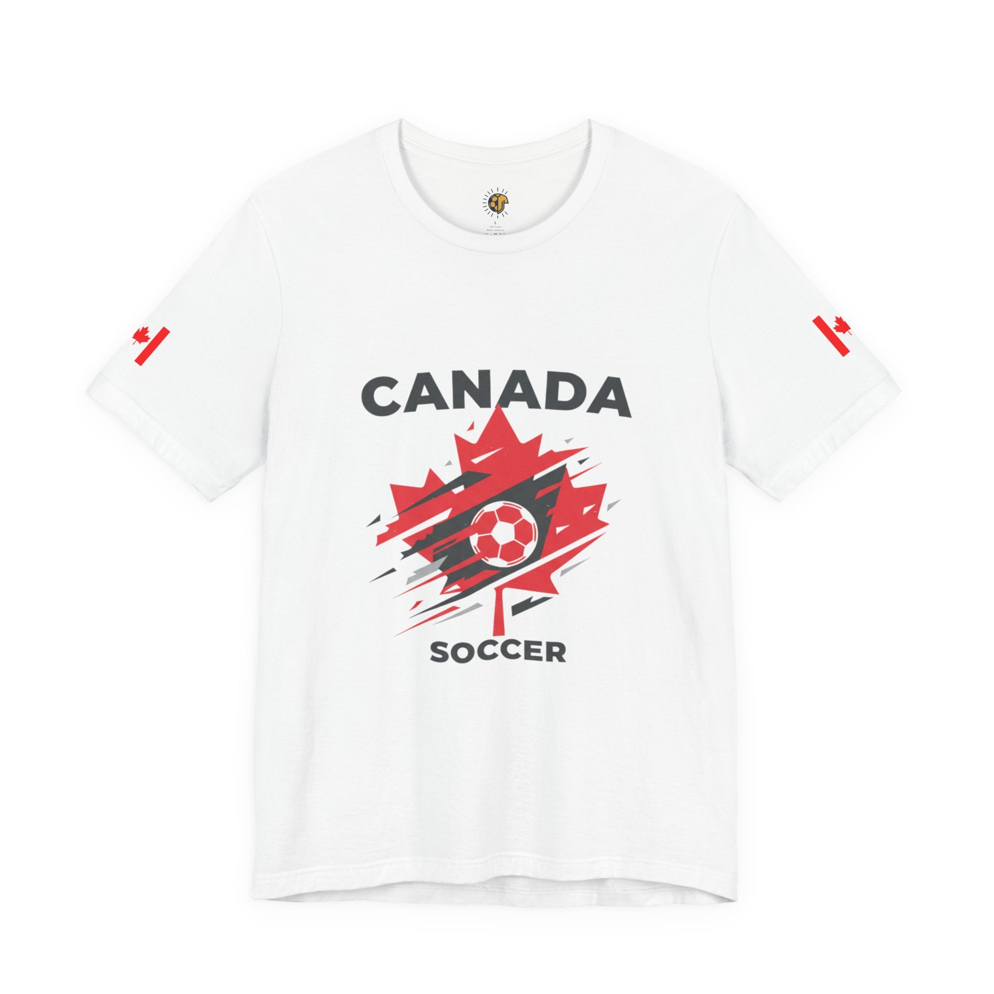 Canada Soccer Maple Leaf Tee — Canadian World Cup 2026 Fan Shirt
