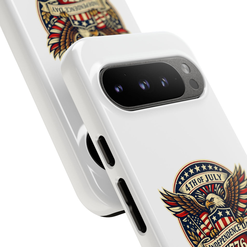 Independence Day 1776 Patriotic Phone Case — 4th of July Eagle Shield Design