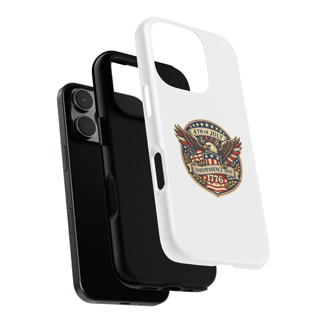 Independence Day 1776 Patriotic Phone Case — 4th of July Eagle Shield Design