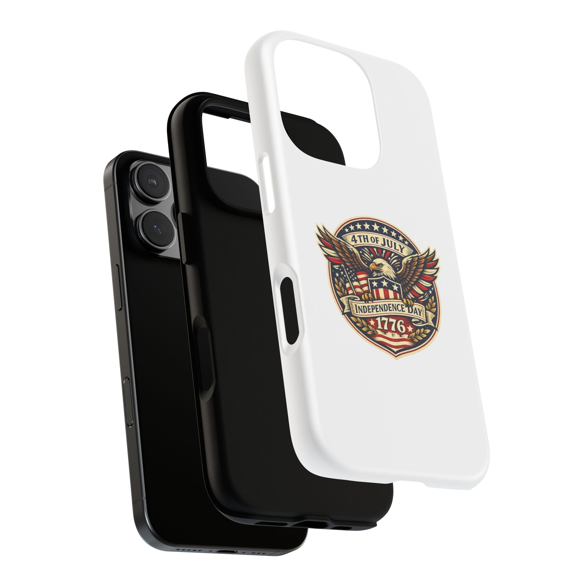Independence Day 1776 Patriotic Phone Case — 4th of July Eagle Shield Design