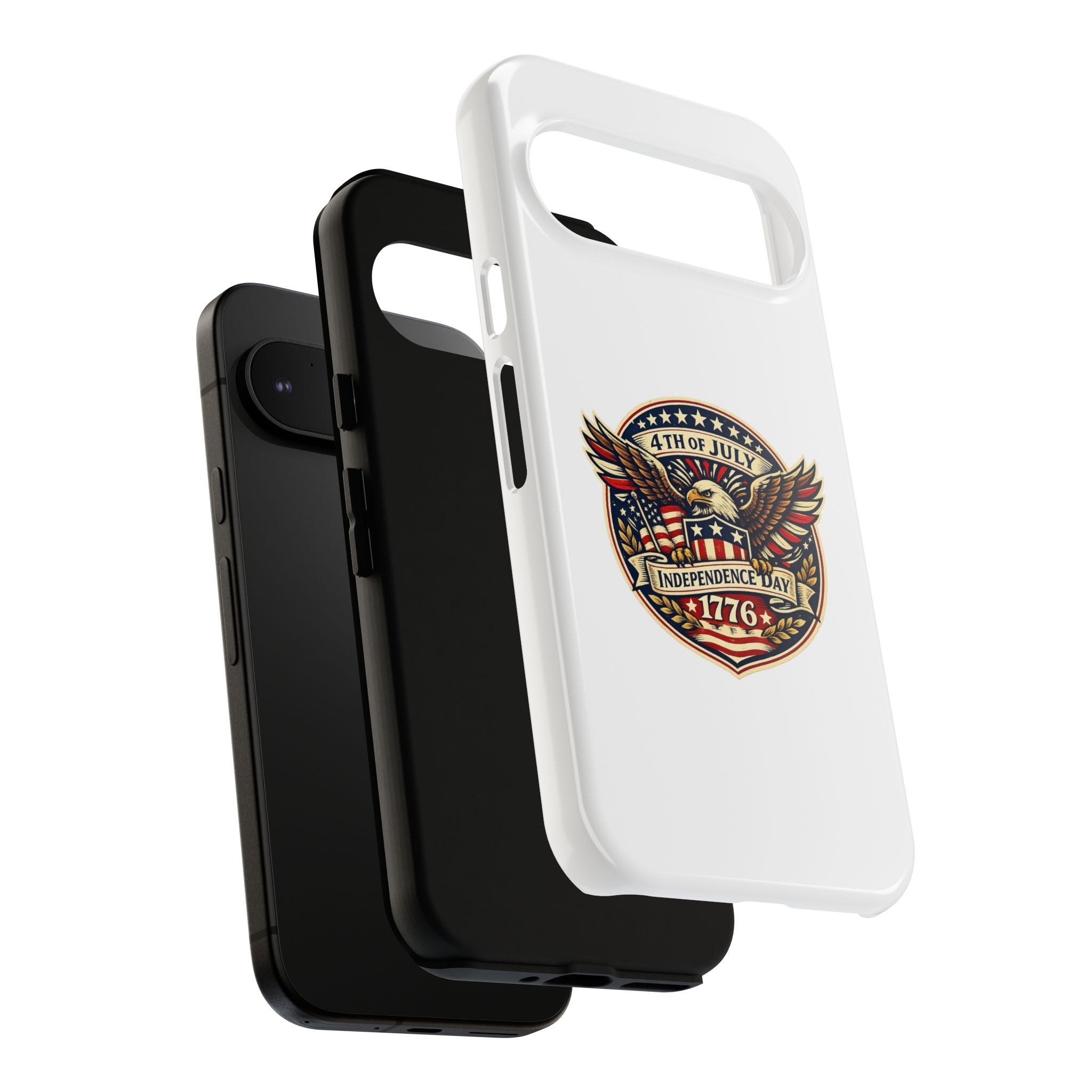 Independence Day 1776 Patriotic Phone Case — 4th of July Eagle Shield Design