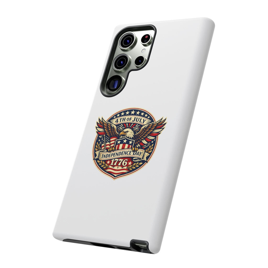 Independence Day 1776 Patriotic Phone Case — 4th of July Eagle Shield Design