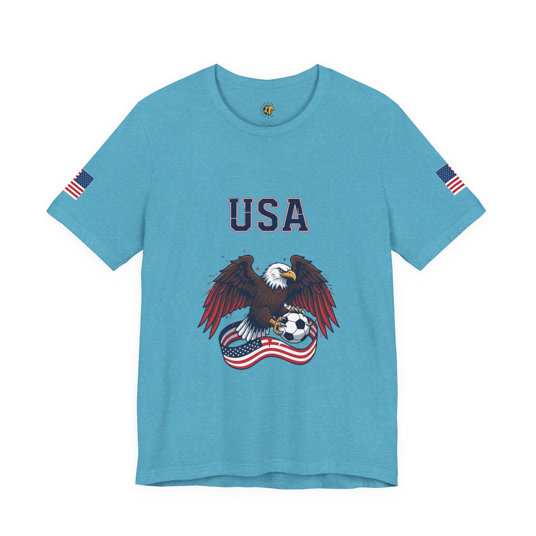 USA Eagle Stadium Football T-Shirt — Patriotic World Cup 2026 Tee