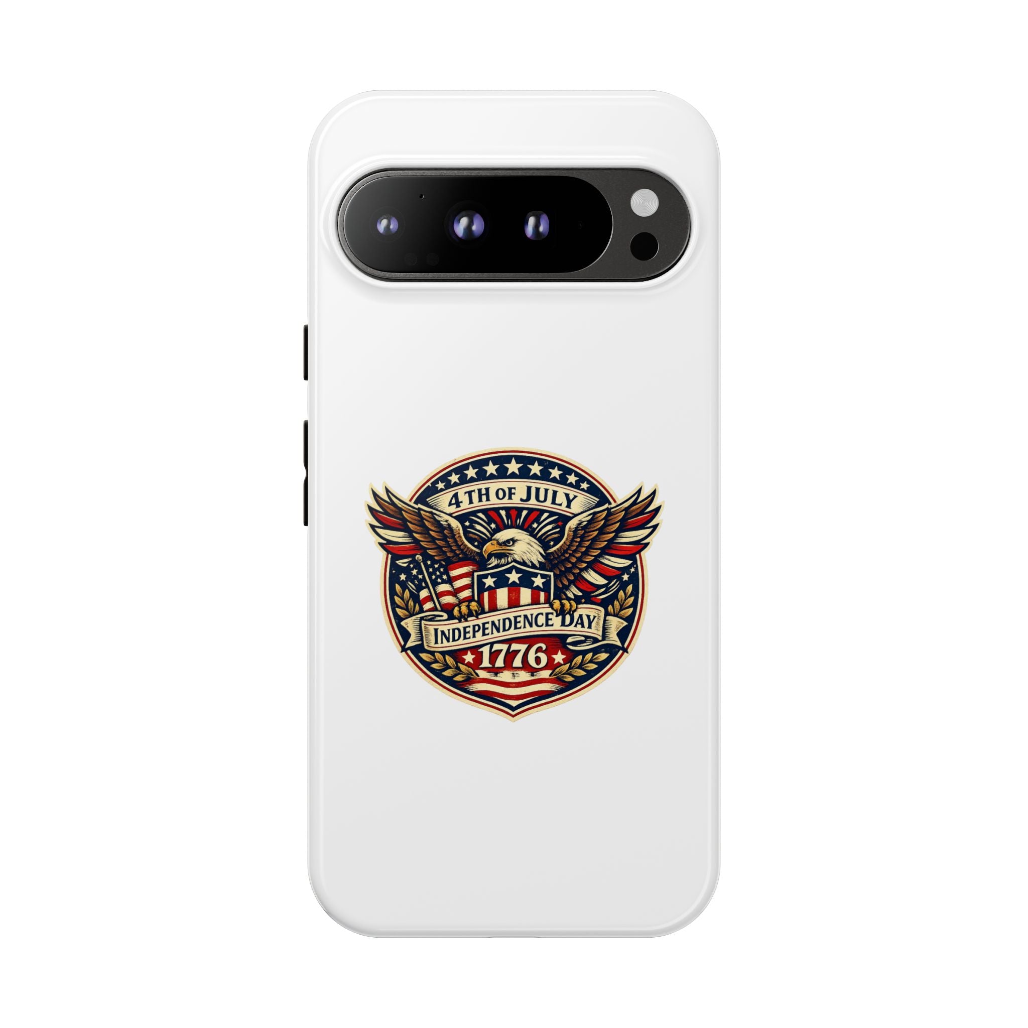 Independence Day 1776 Patriotic Phone Case — 4th of July Eagle Shield Design