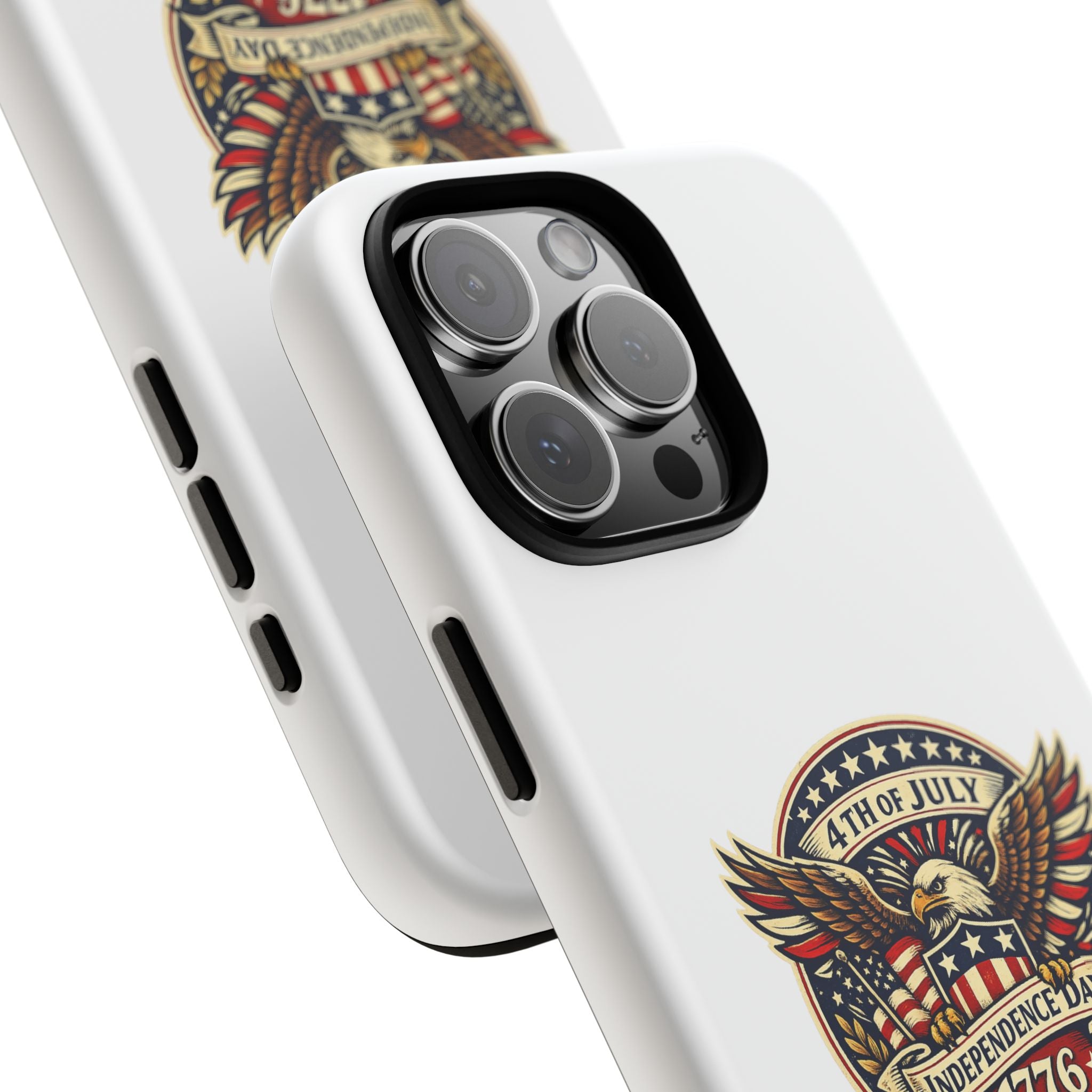 Independence Day 1776 Patriotic Phone Case — 4th of July Eagle Shield Design
