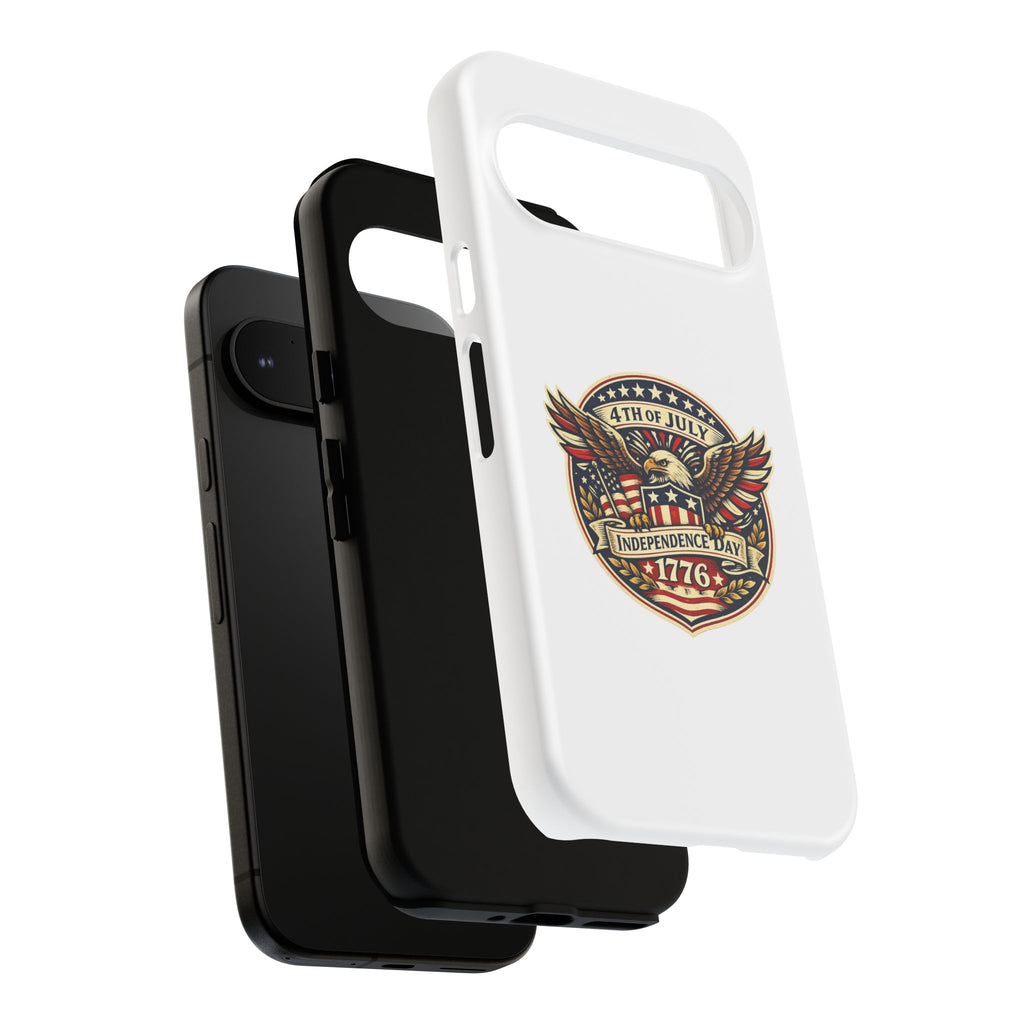 Independence Day 1776 Patriotic Phone Case — 4th of July Eagle Shield Design