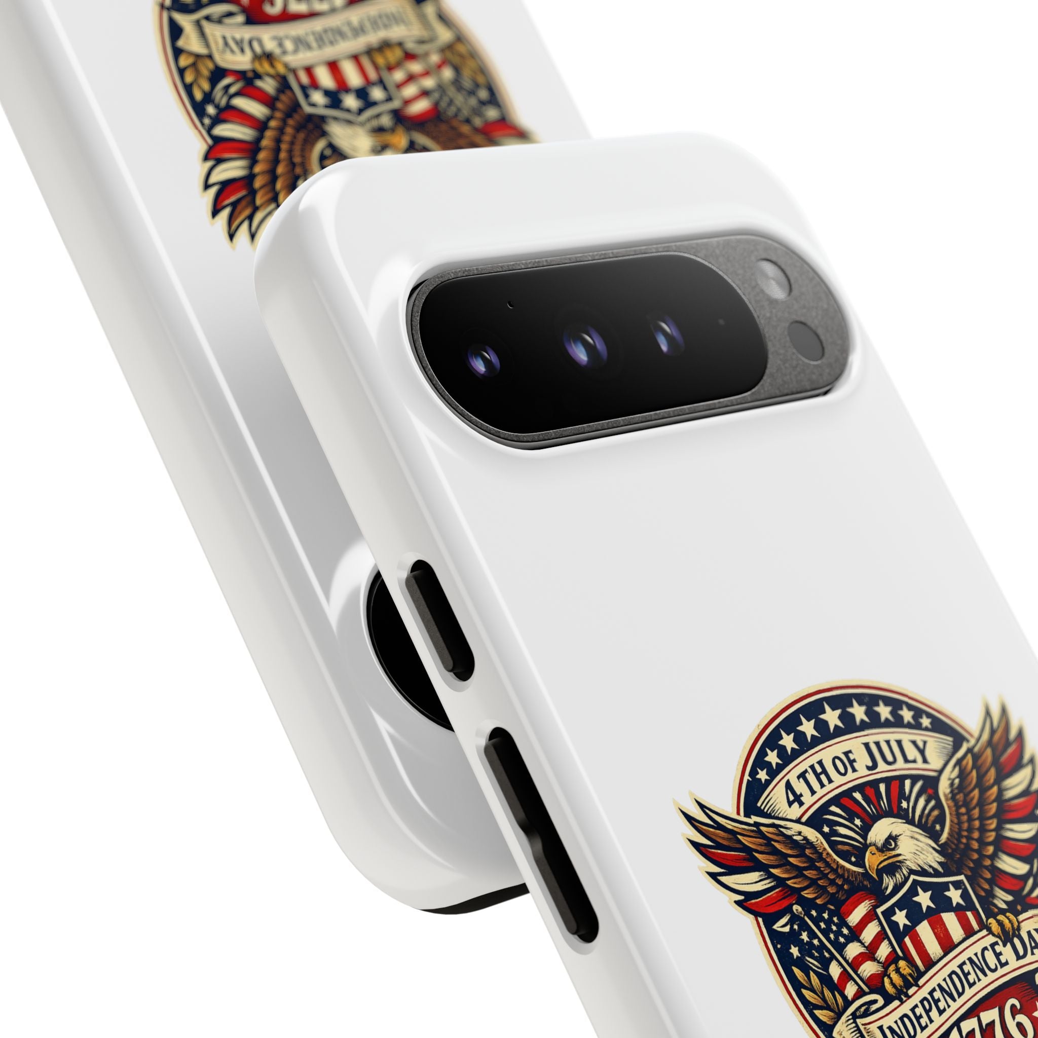 Independence Day 1776 Patriotic Phone Case — 4th of July Eagle Shield Design