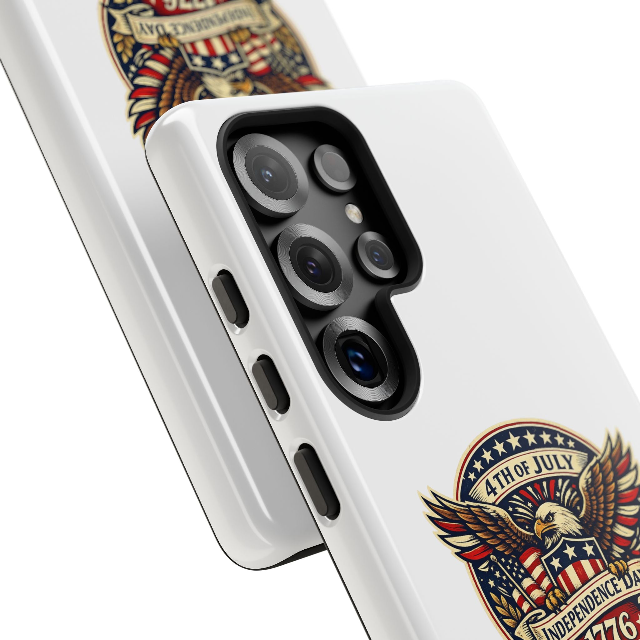 Independence Day 1776 Patriotic Phone Case — 4th of July Eagle Shield Design