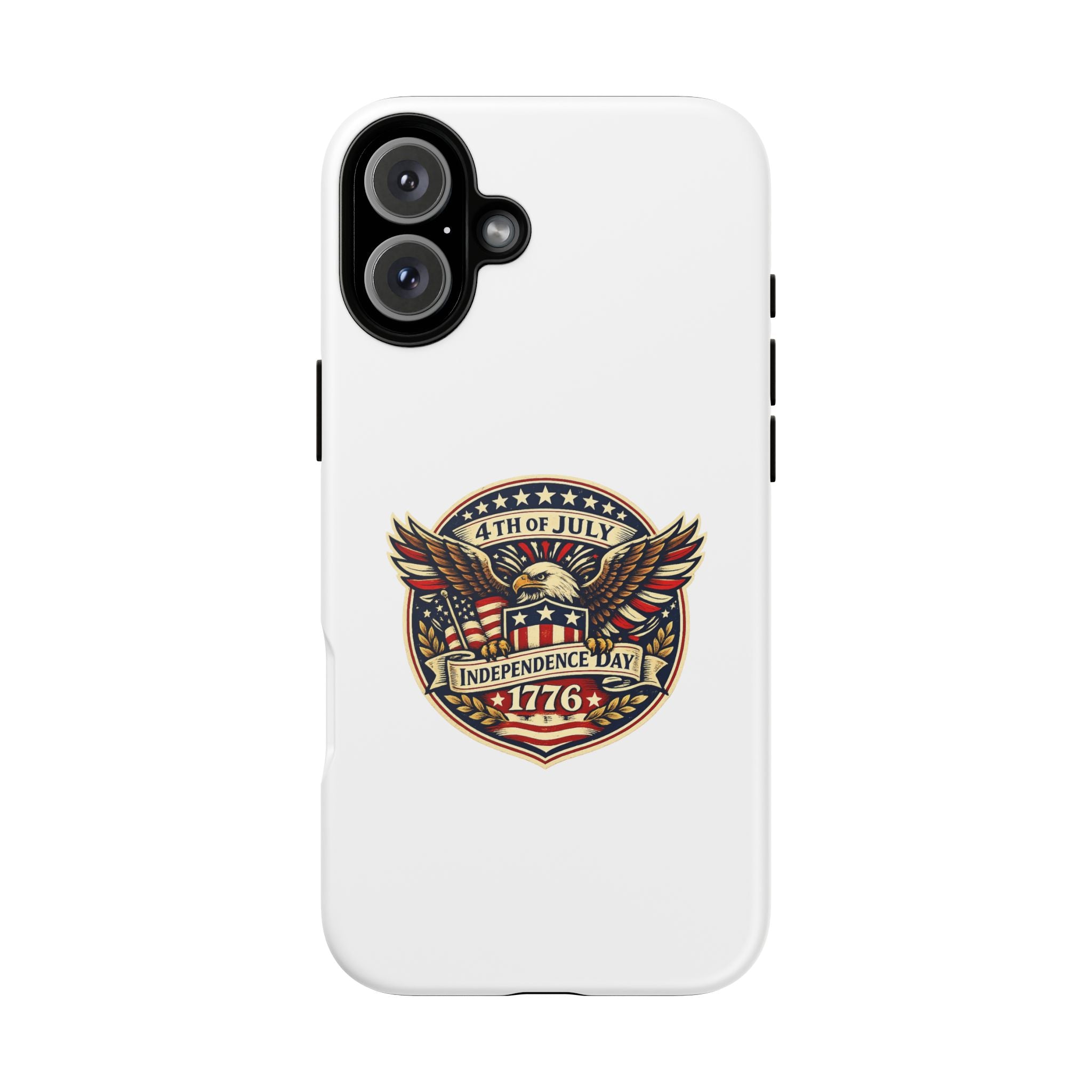 Independence Day 1776 Patriotic Phone Case — 4th of July Eagle Shield Design