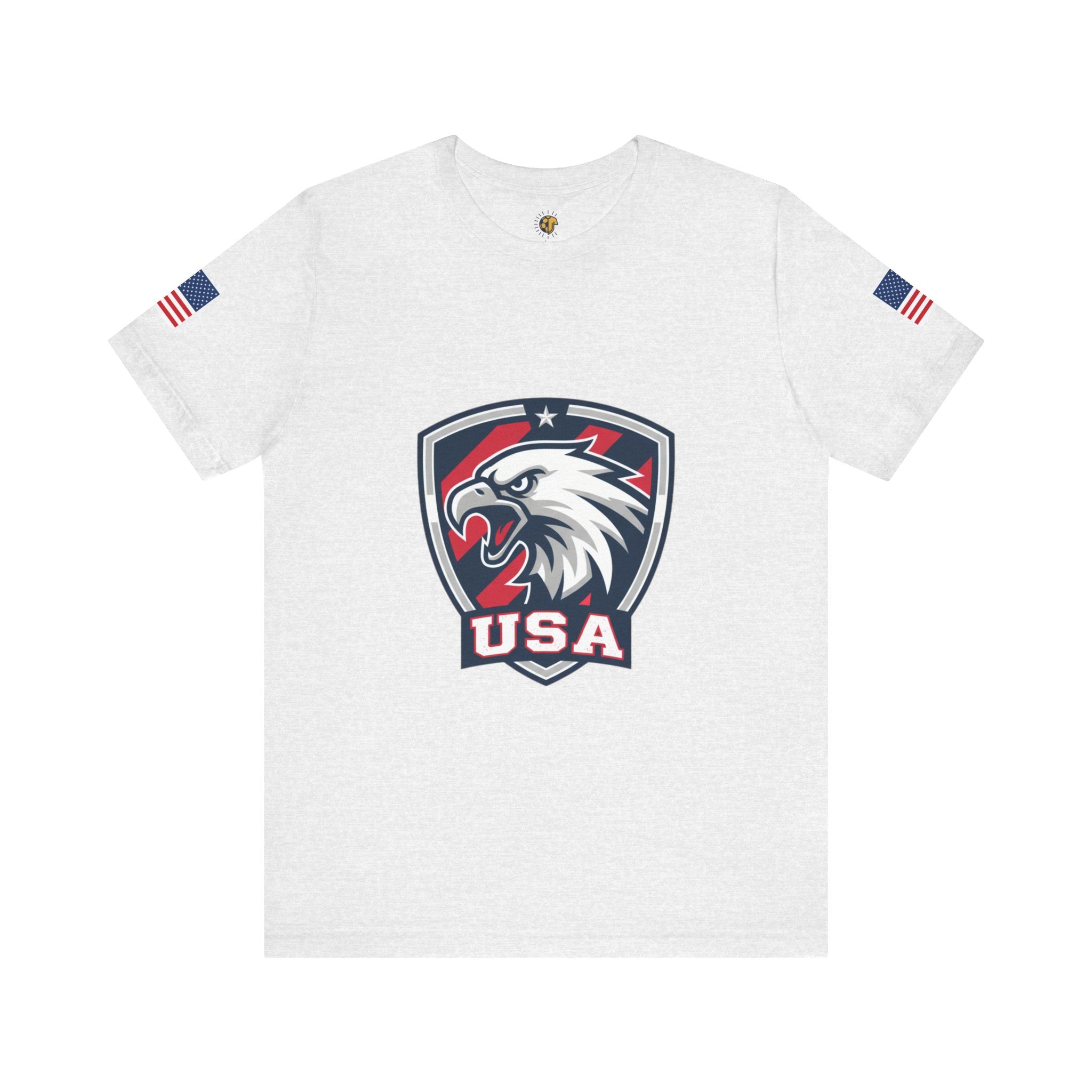 USA Eagle Crest Soccer T-Shirt — Patriotic 4th of July / World Cup 2026