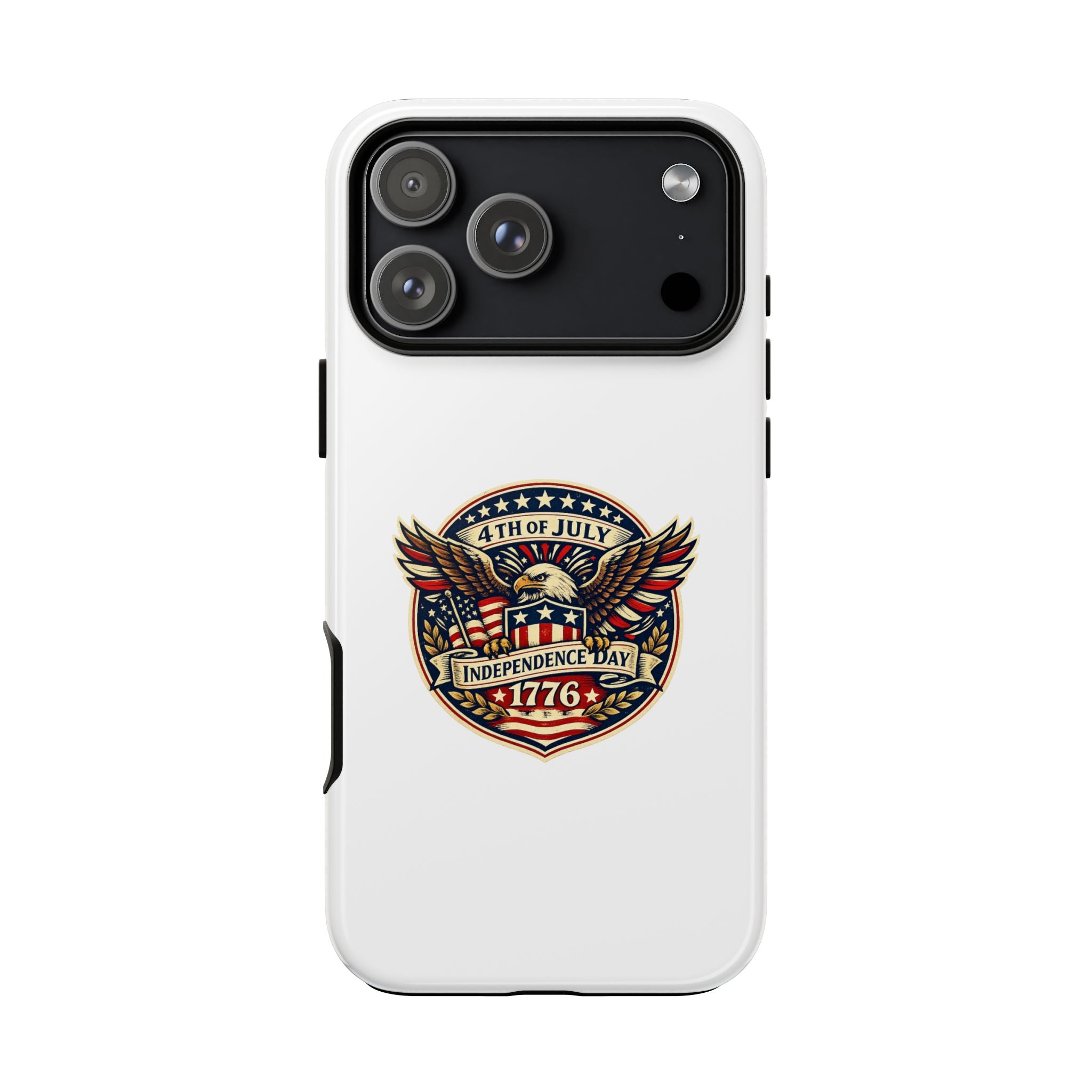 Independence Day 1776 Patriotic Phone Case — 4th of July Eagle Shield Design