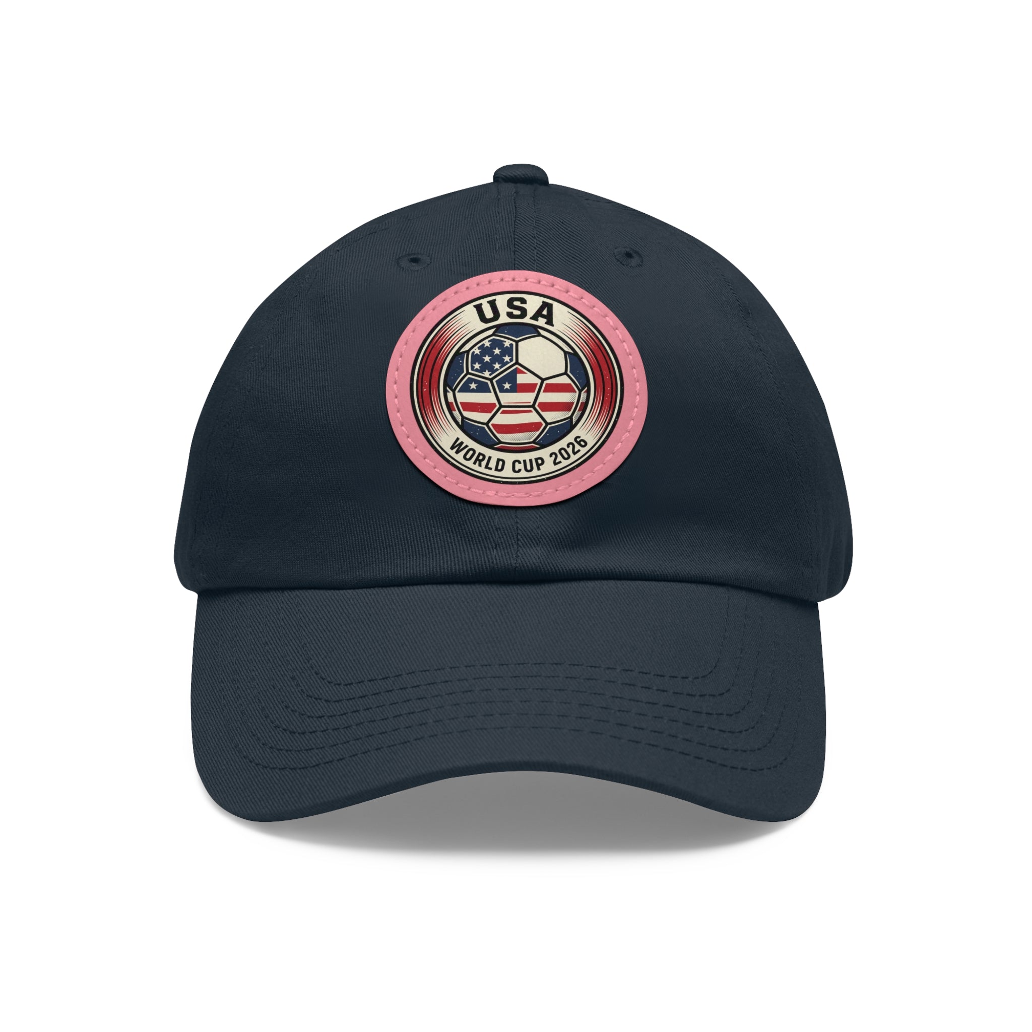 USA World Cup 2026 Leather Patch Dad Hat