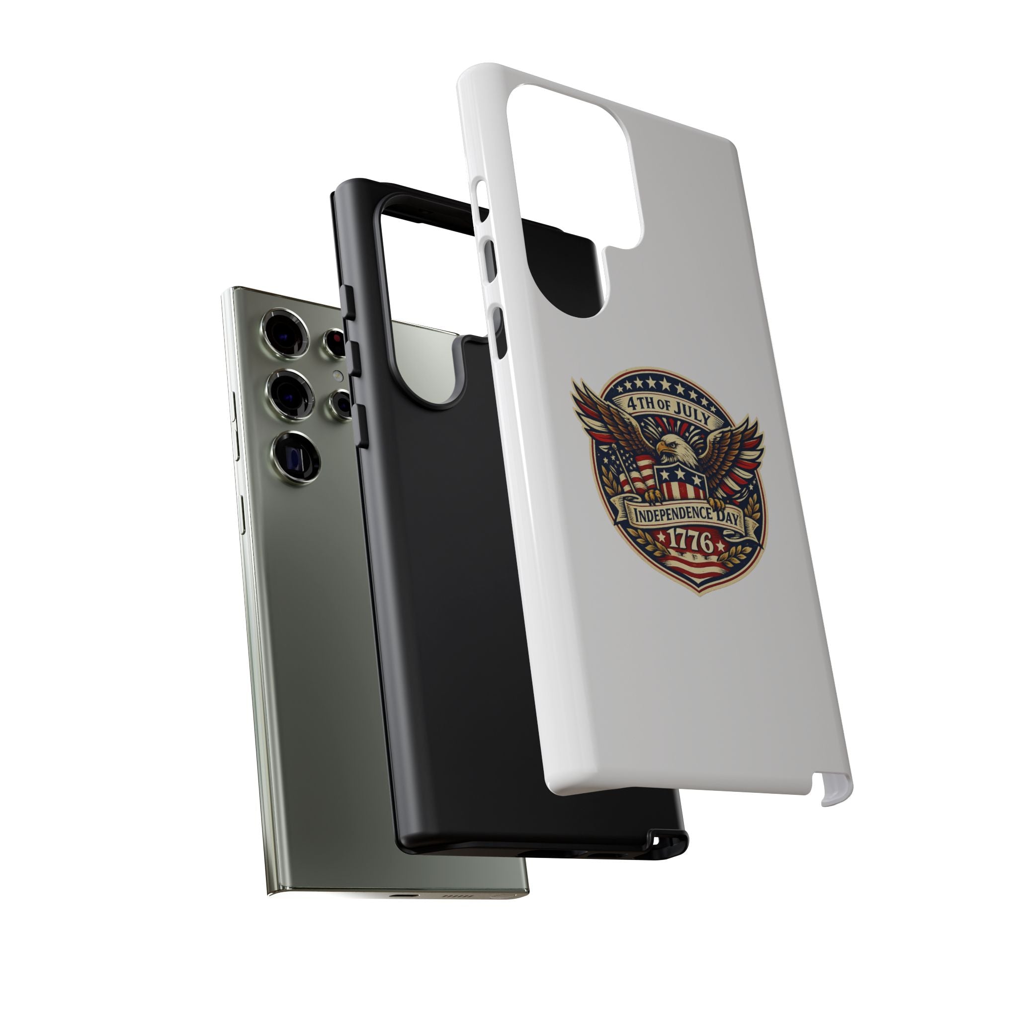 Independence Day 1776 Patriotic Phone Case — 4th of July Eagle Shield Design