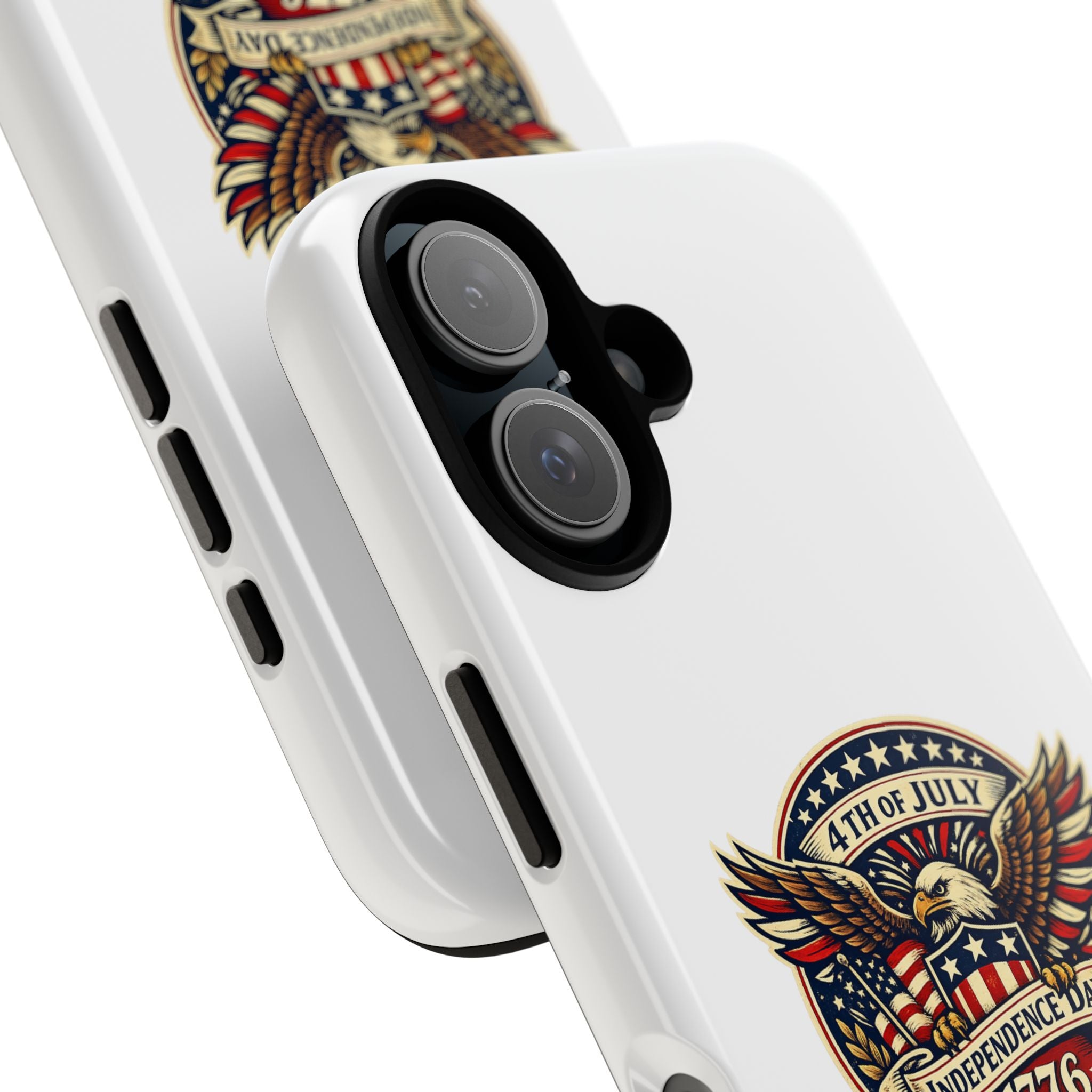 Independence Day 1776 Patriotic Phone Case — 4th of July Eagle Shield Design