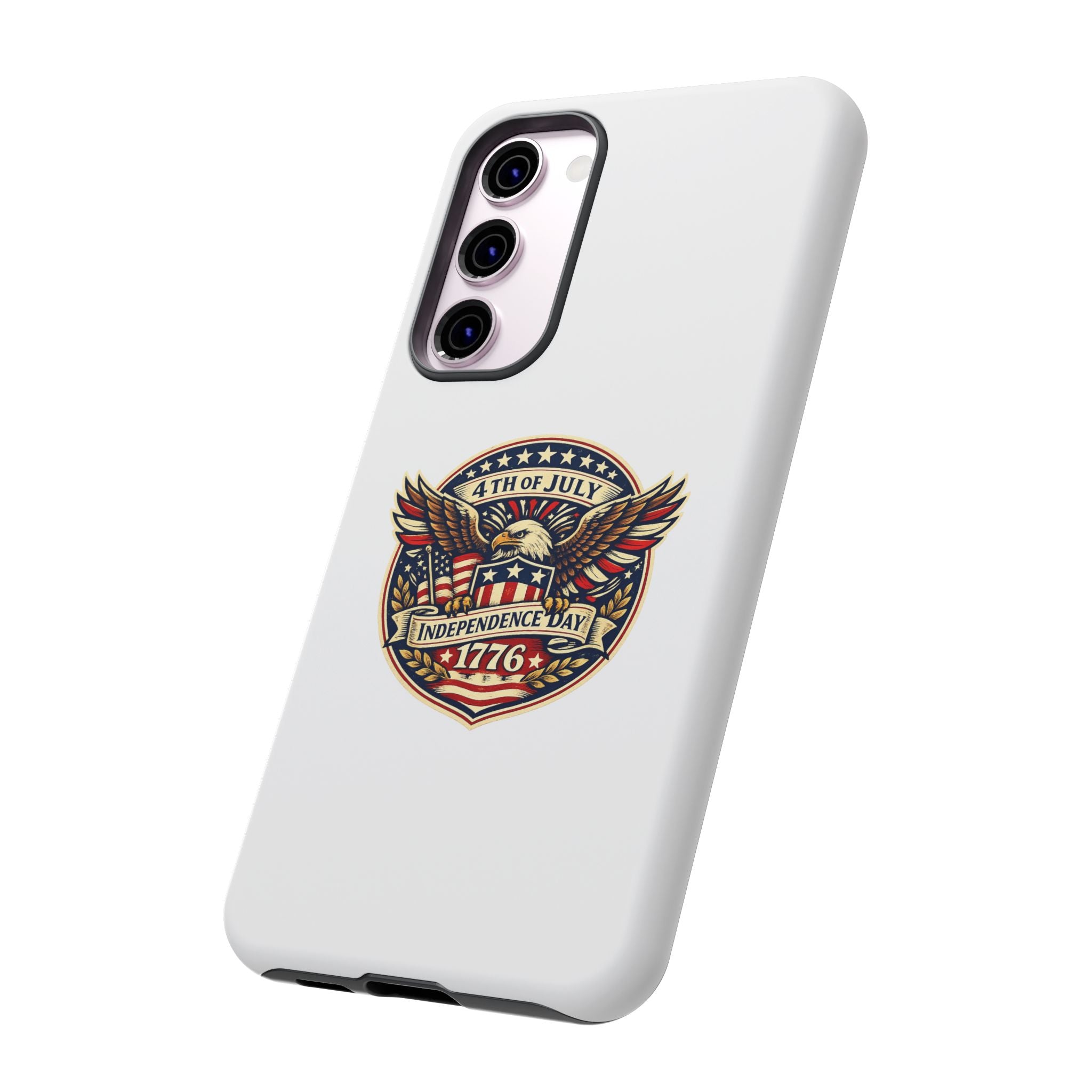 Independence Day 1776 Patriotic Phone Case — 4th of July Eagle Shield Design