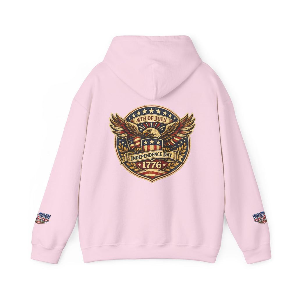 Independence Day 1776 Hoodie – 4th of July Patriotic Eagle Sweatshirt