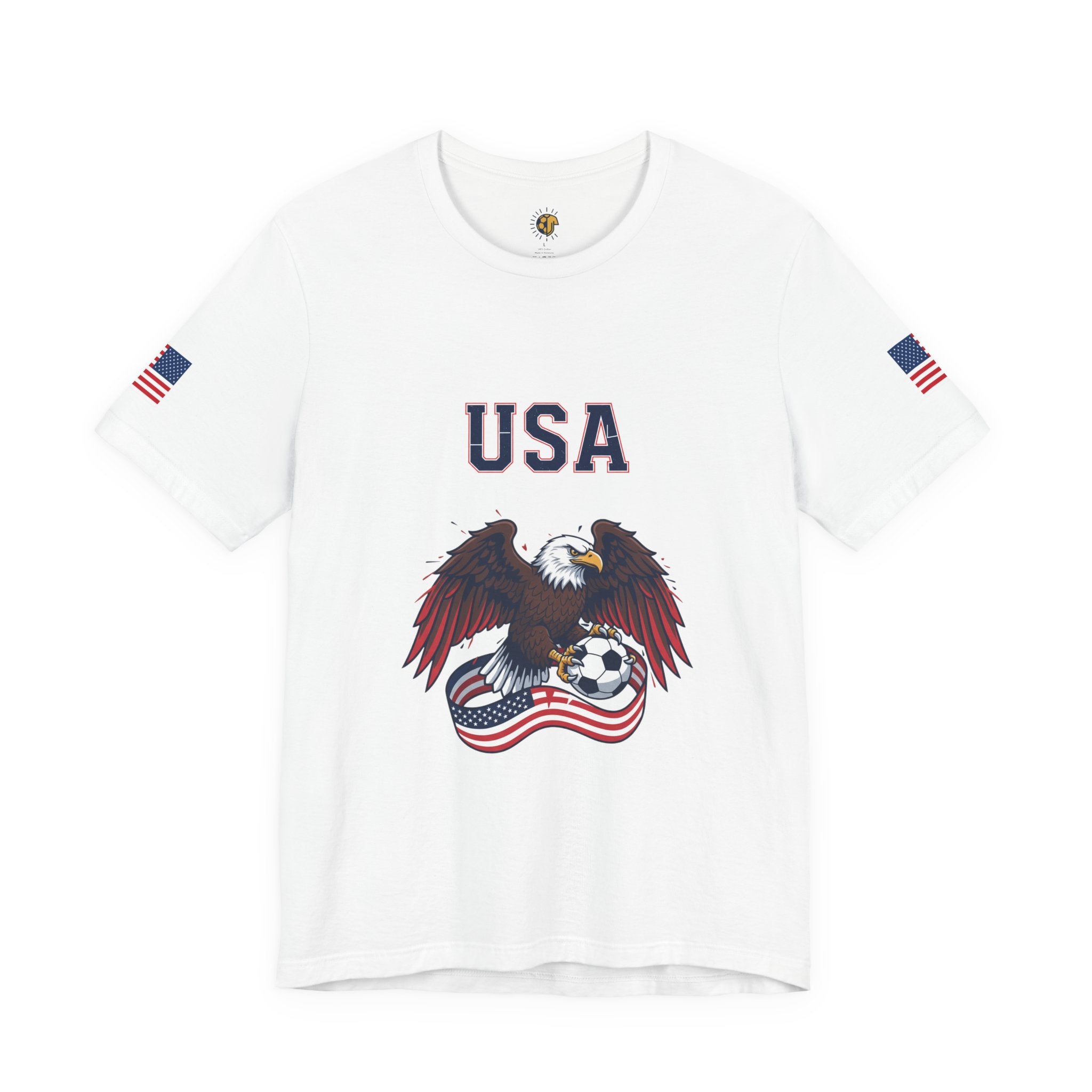 USA Eagle Stadium Football T-Shirt — Patriotic World Cup 2026 Tee