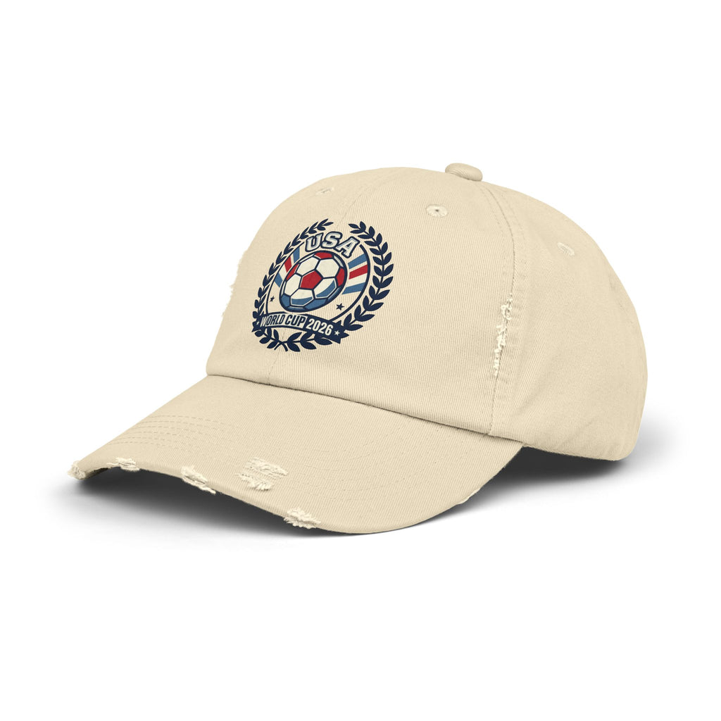 USA World Cup 2026 Soccer Distressed Cap