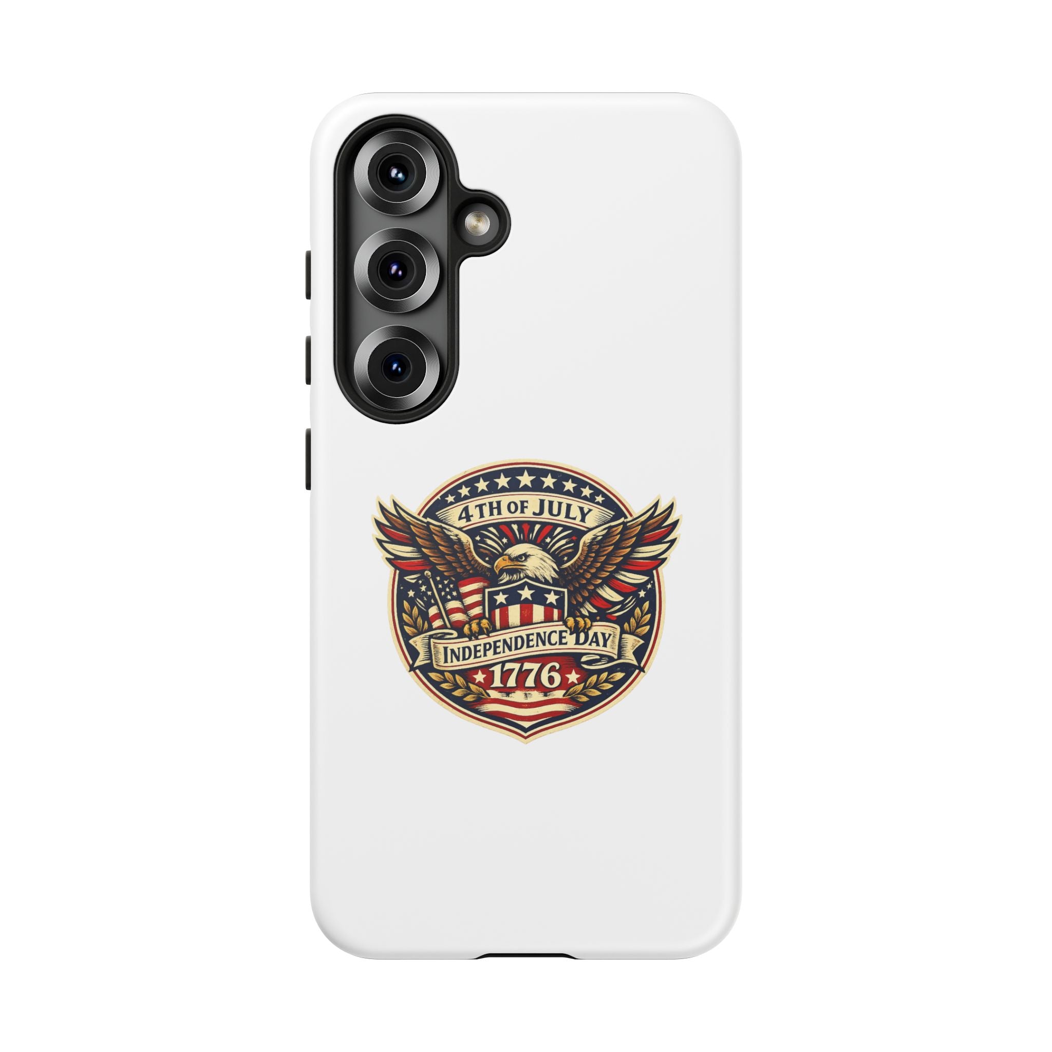Independence Day 1776 Patriotic Phone Case — 4th of July Eagle Shield Design