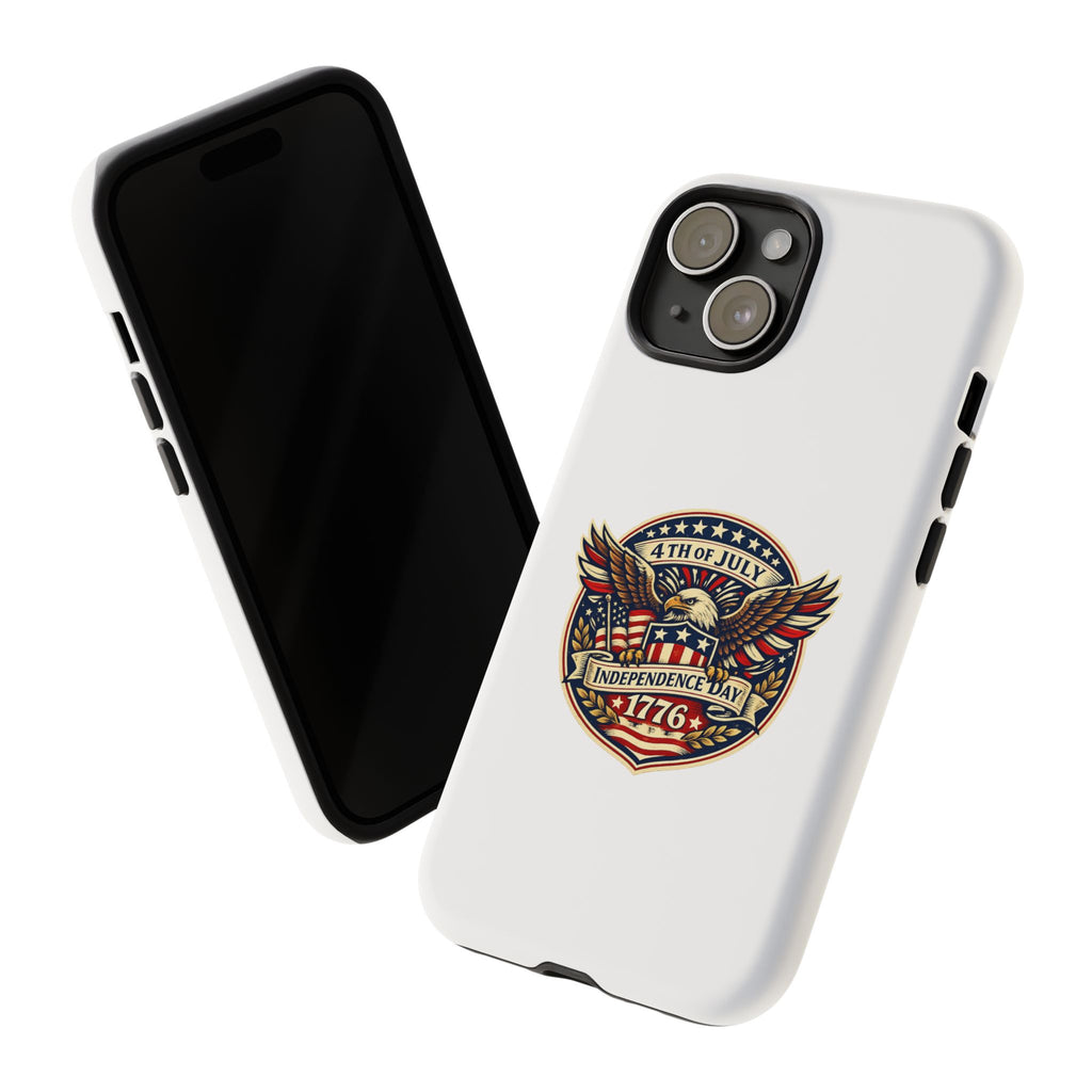 Independence Day 1776 Patriotic Phone Case — 4th of July Eagle Shield Design