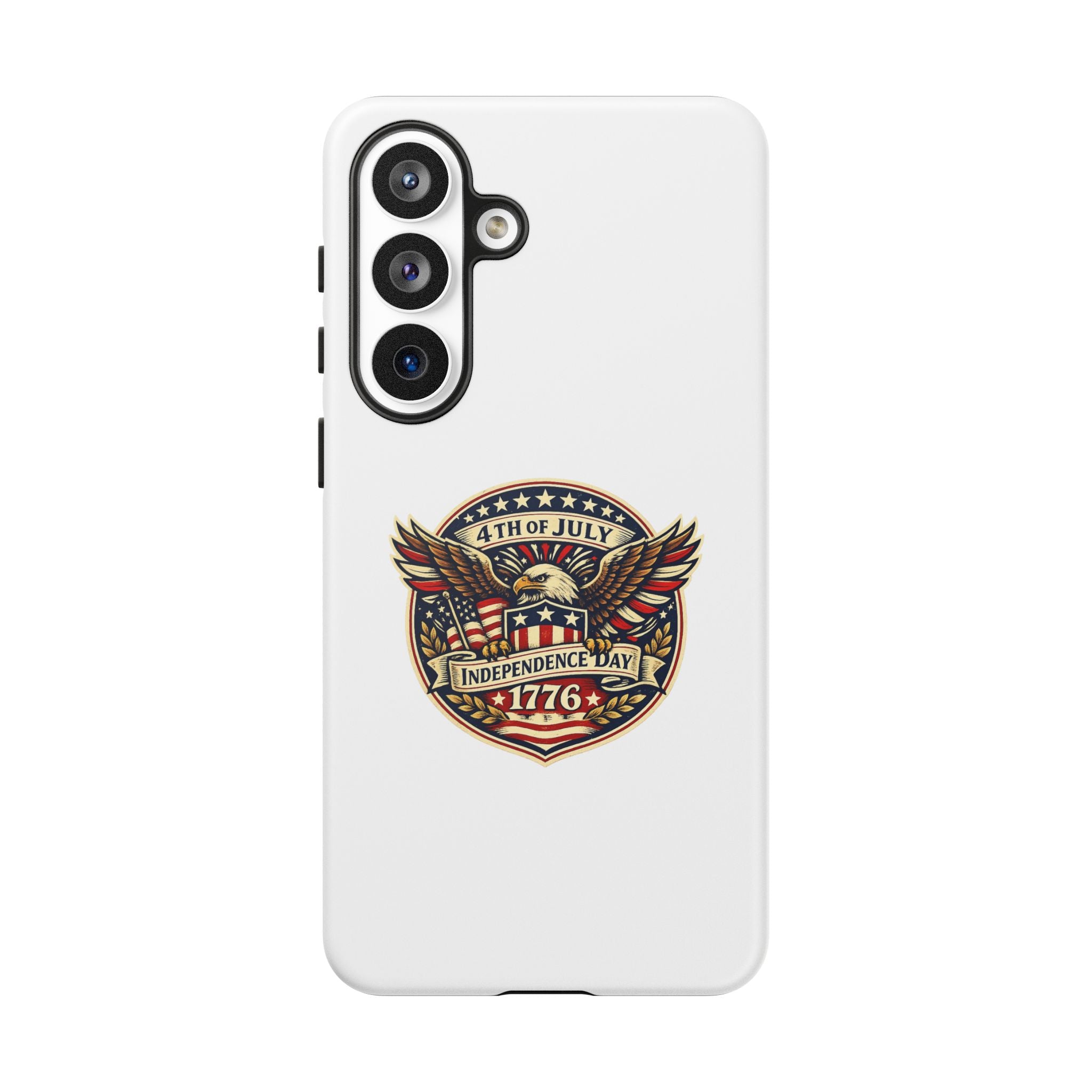 Independence Day 1776 Patriotic Phone Case — 4th of July Eagle Shield Design