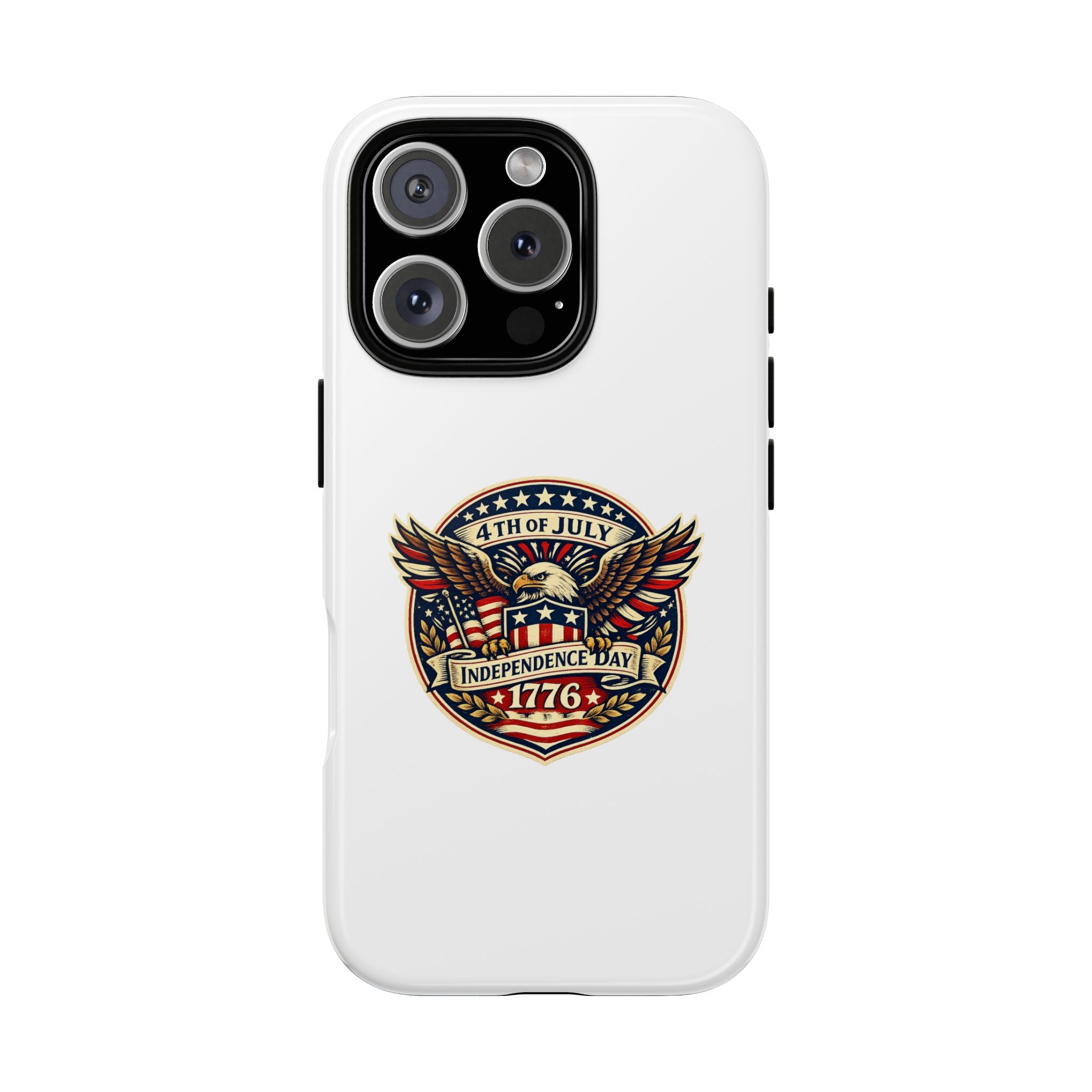Independence Day 1776 Patriotic Phone Case — 4th of July Eagle Shield Design