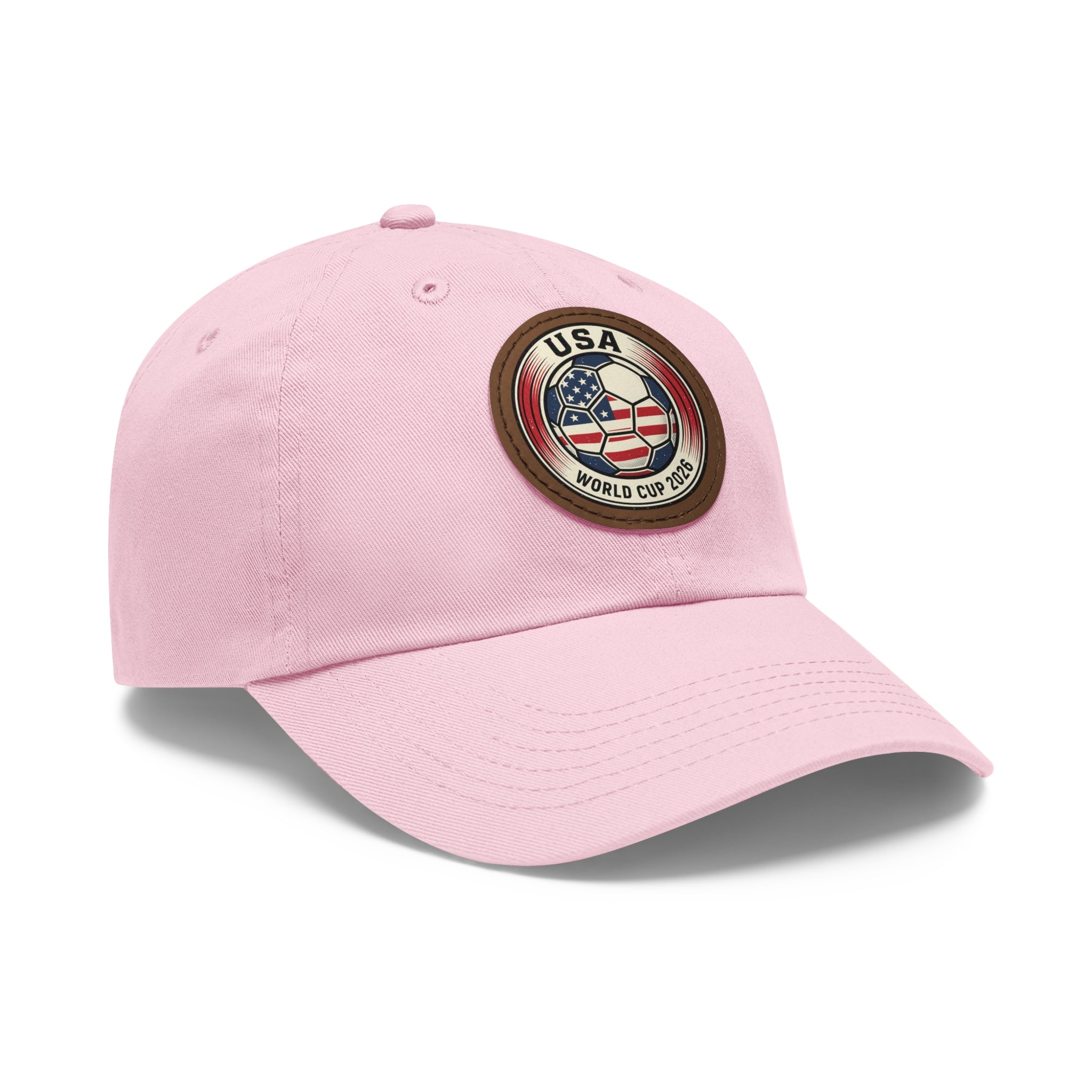 USA World Cup 2026 Leather Patch Dad Hat