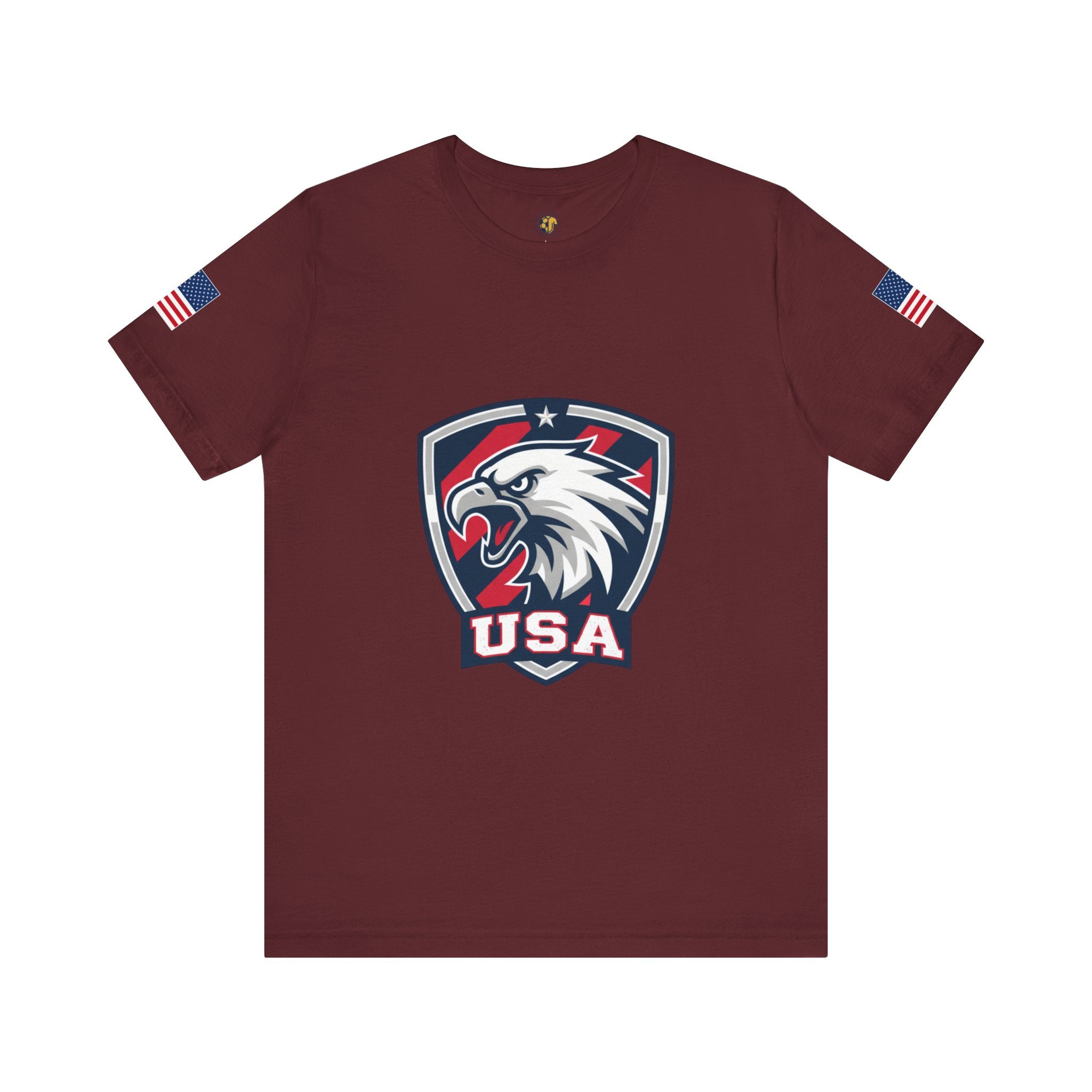 USA Eagle Crest Soccer T-Shirt — Patriotic 4th of July / World Cup 2026