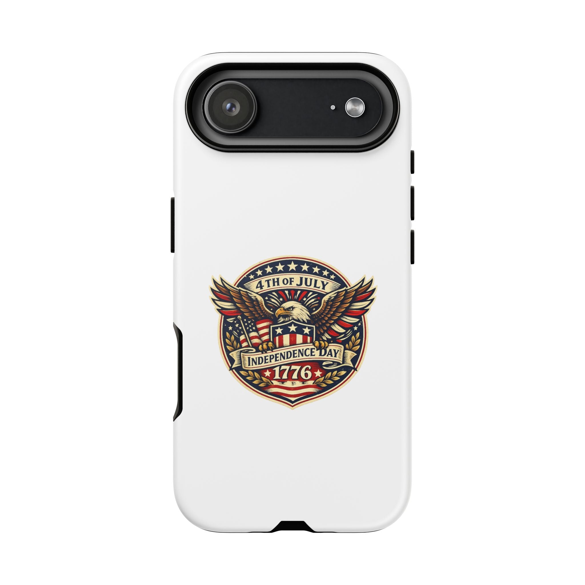 Independence Day 1776 Patriotic Phone Case — 4th of July Eagle Shield Design