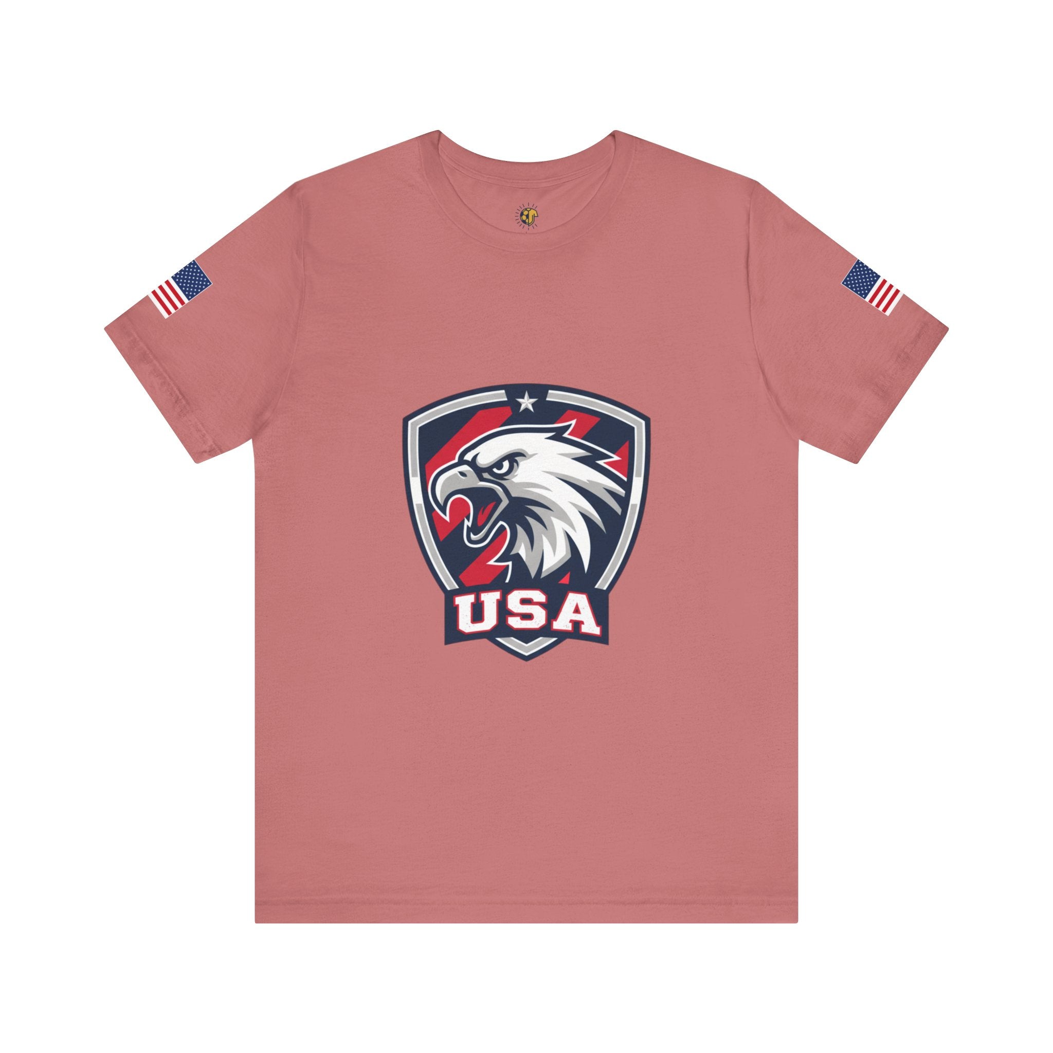 USA Eagle Crest Soccer T-Shirt — Patriotic 4th of July / World Cup 2026