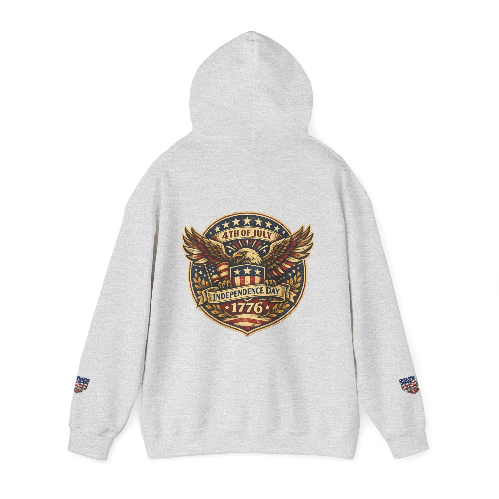 Independence Day 1776 Hoodie – 4th of July Patriotic Eagle Sweatshirt