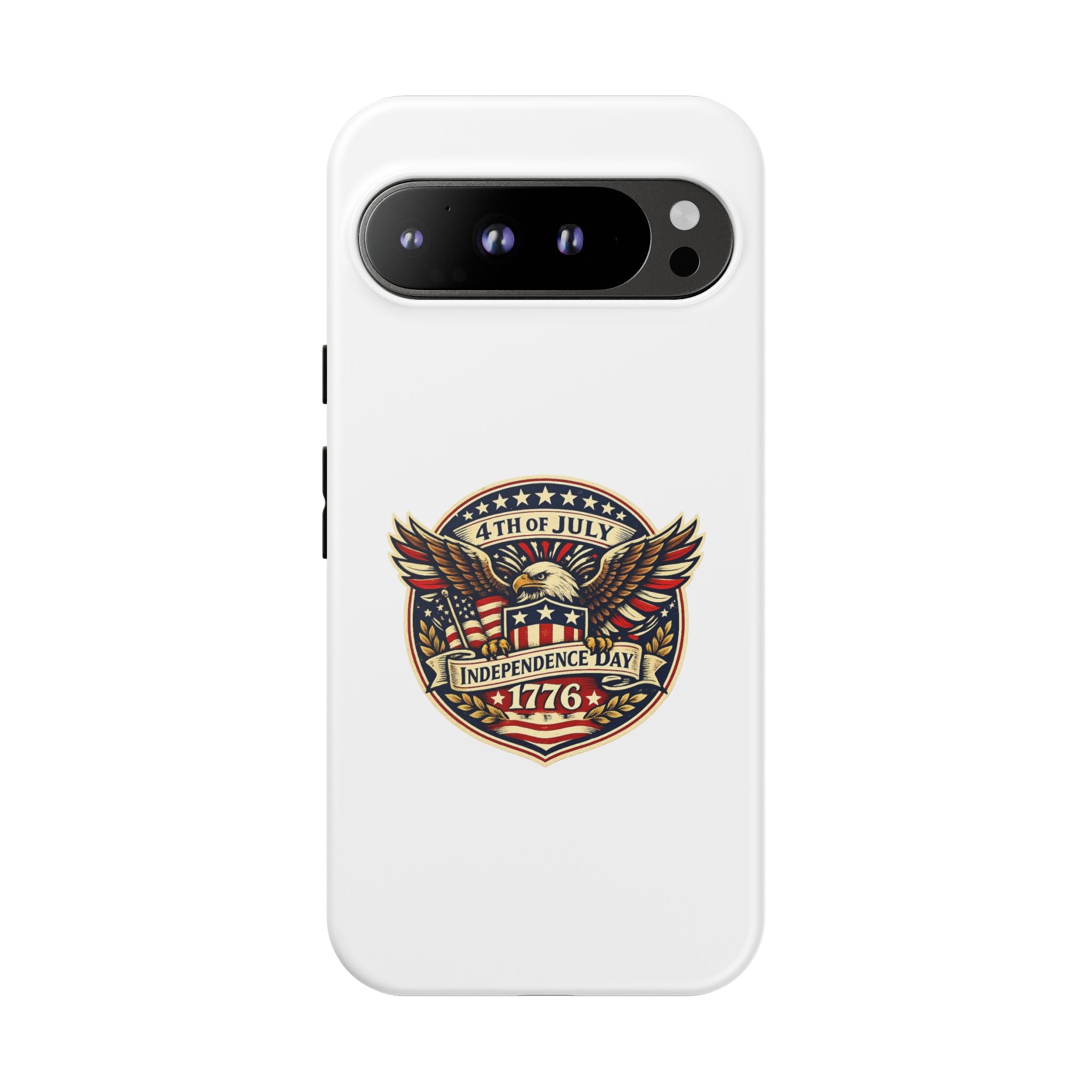 Independence Day 1776 Patriotic Phone Case — 4th of July Eagle Shield Design