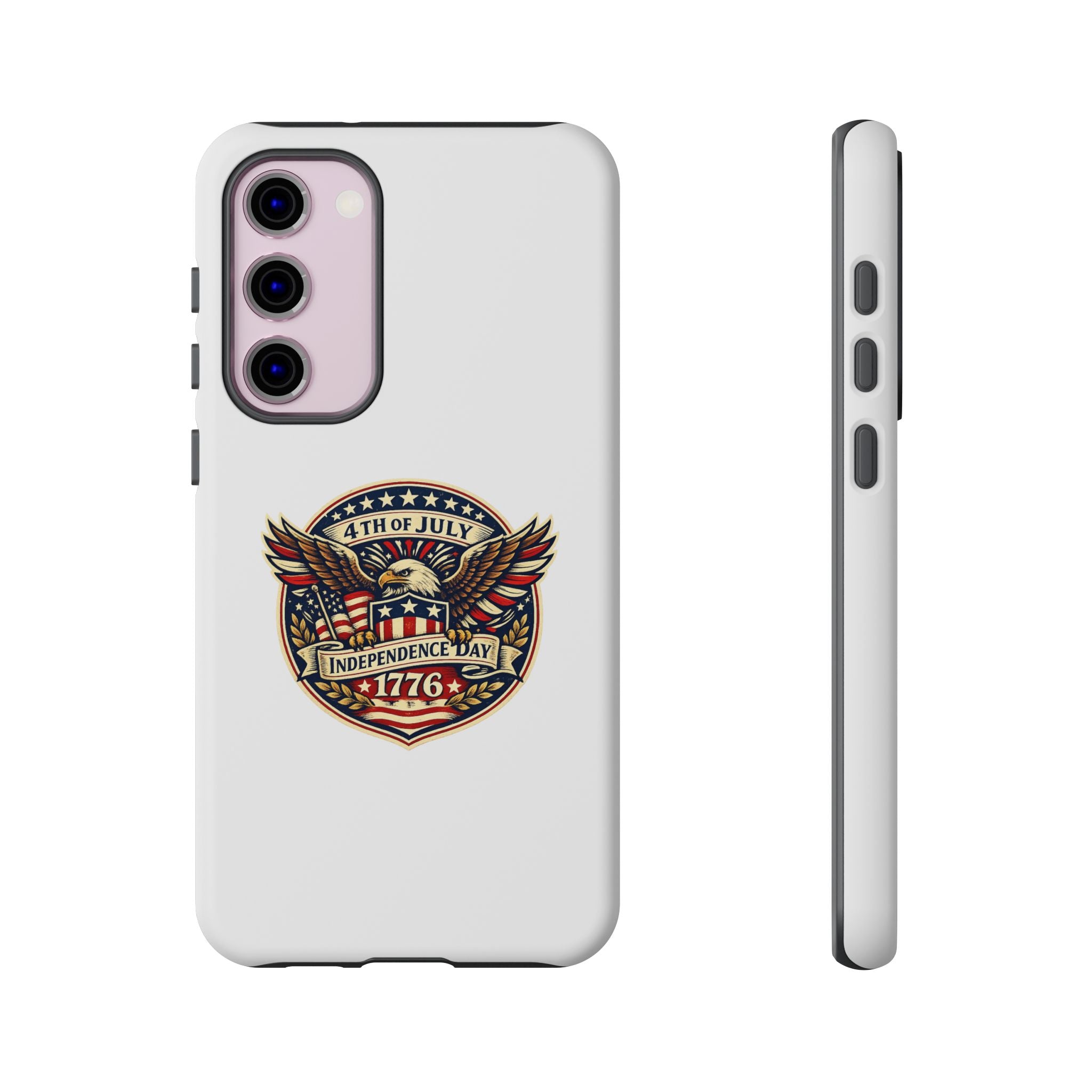 Independence Day 1776 Patriotic Phone Case — 4th of July Eagle Shield Design