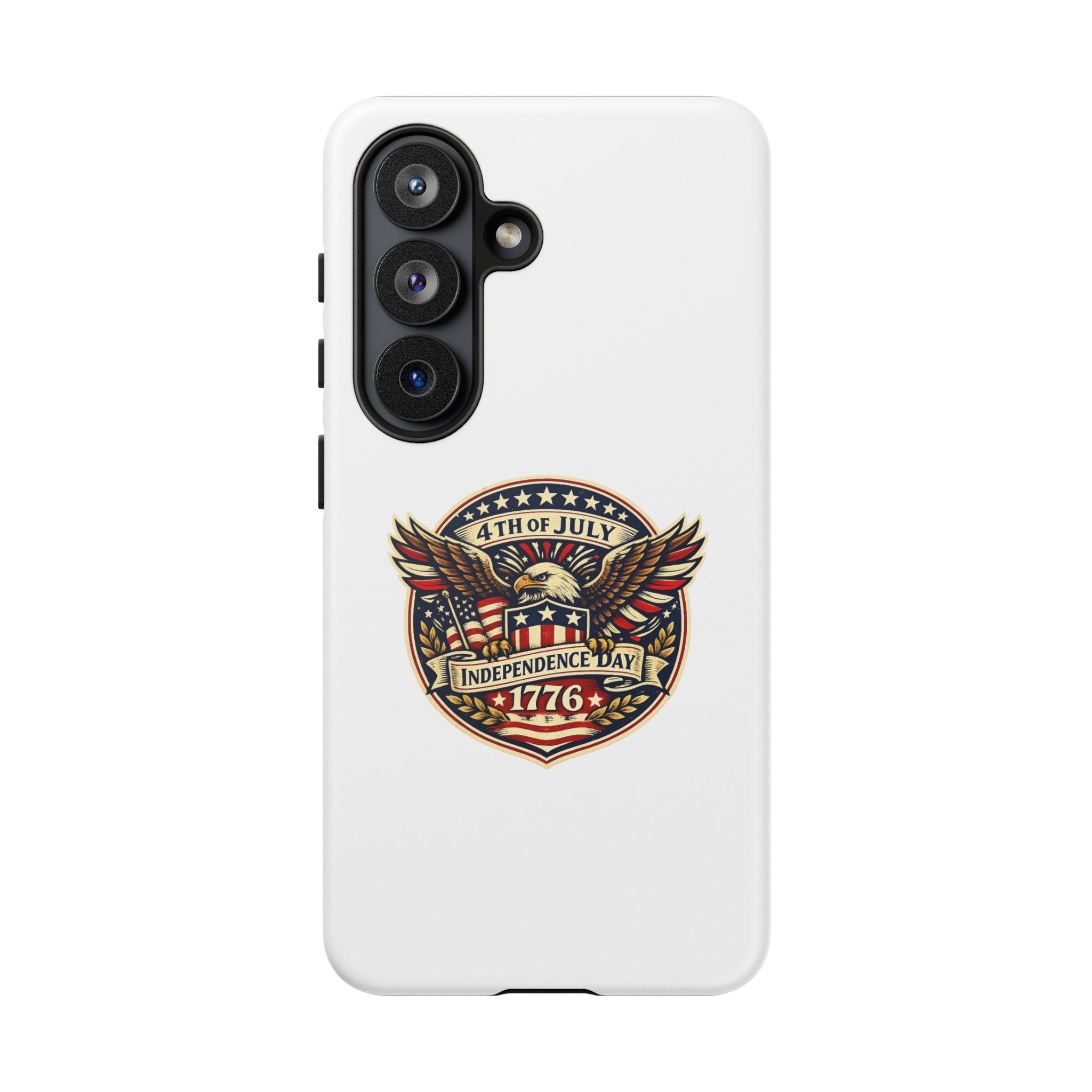 Independence Day 1776 Patriotic Phone Case — 4th of July Eagle Shield Design