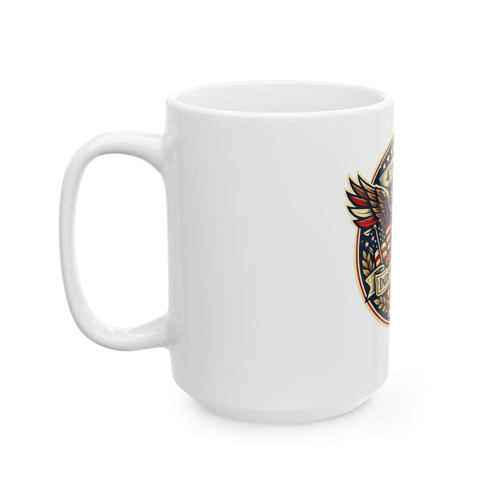4th of July Eagle Ceramic Mug — 'Independence Day 1776' Patriotic Coffee Cup (11oz/15oz)