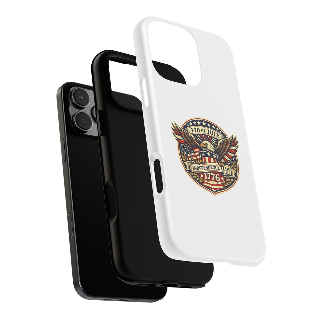 Independence Day 1776 Patriotic Phone Case — 4th of July Eagle Shield Design