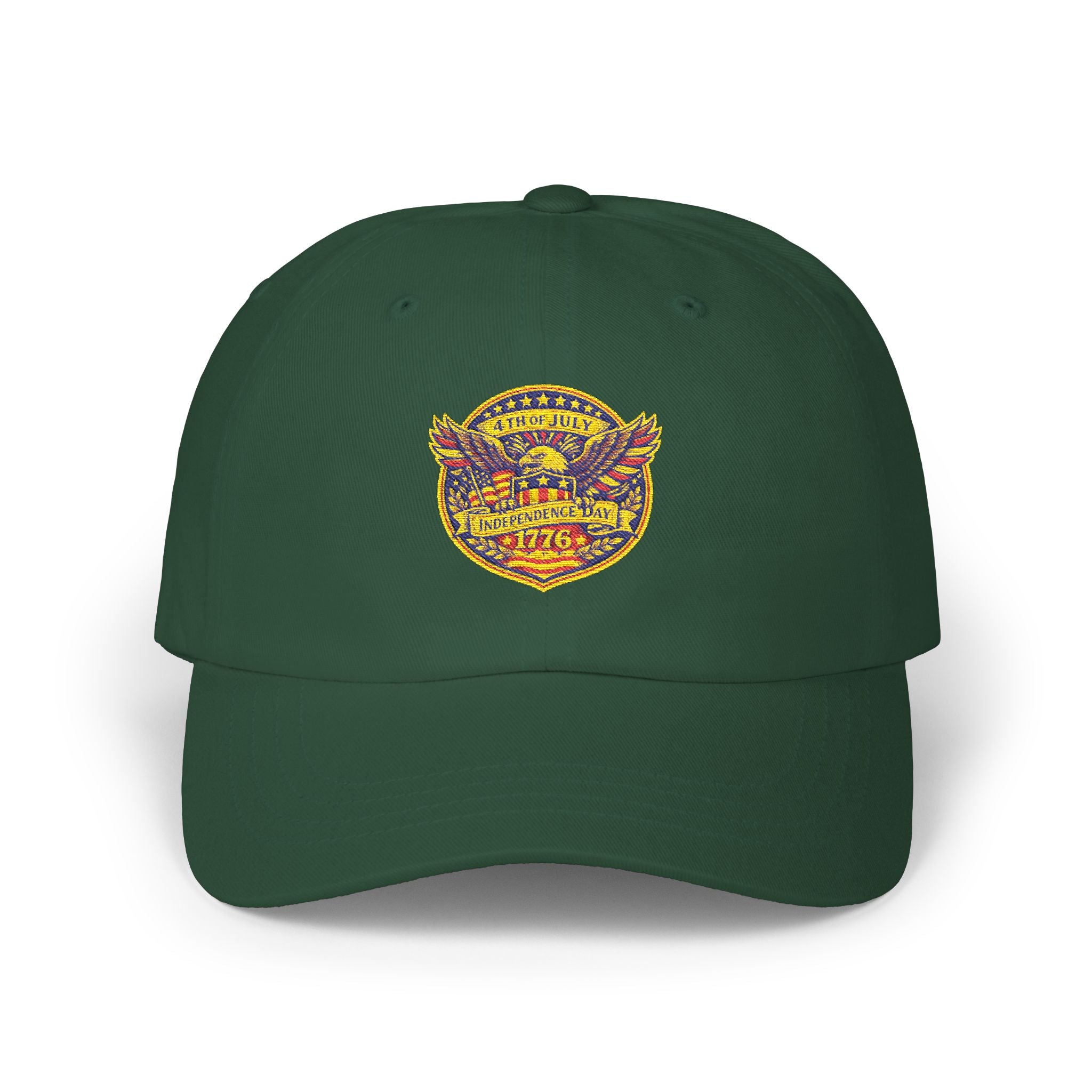 Vintage 1776 Eagle Dad Cap — Patriotic Embroidered Baseball Hat