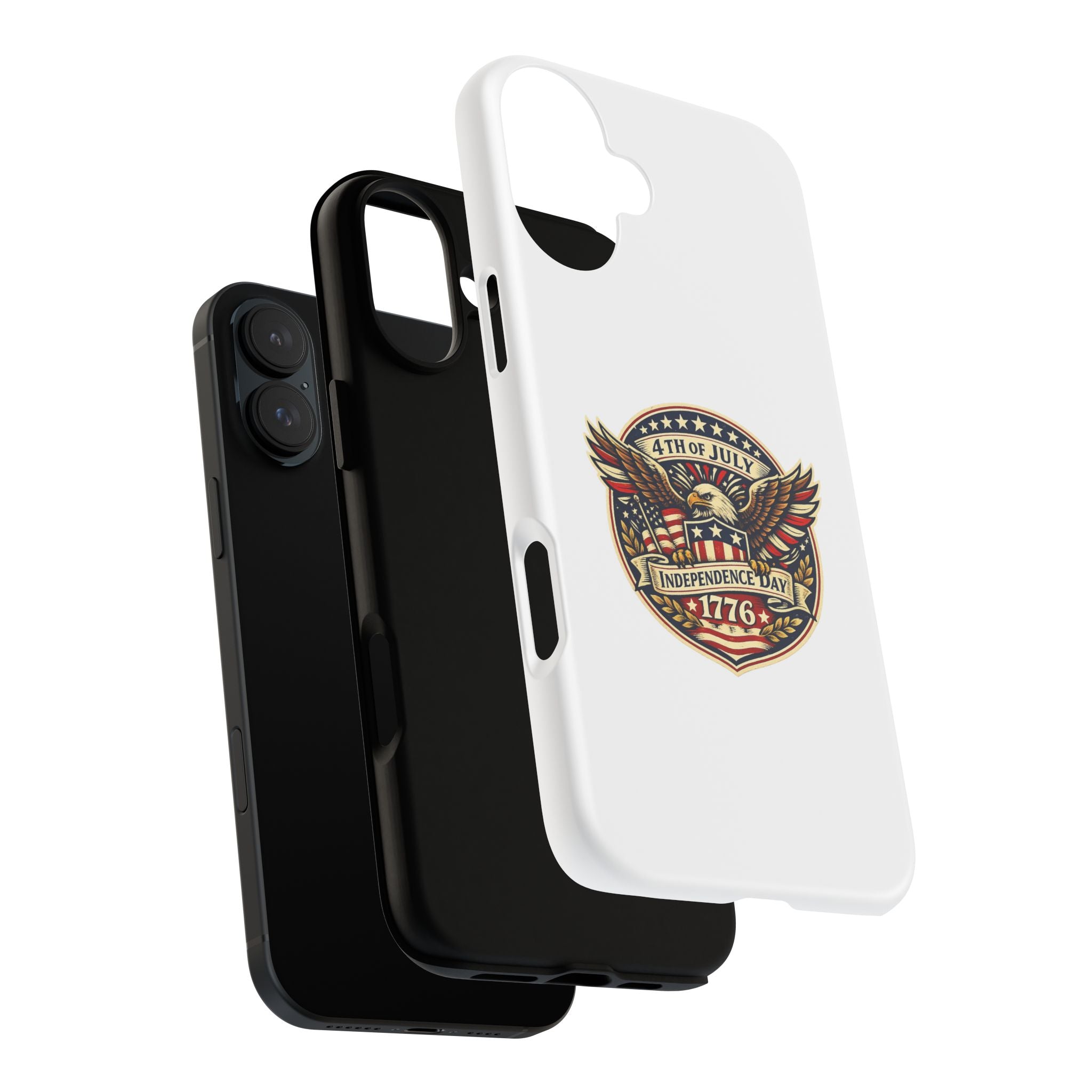 Independence Day 1776 Patriotic Phone Case — 4th of July Eagle Shield Design