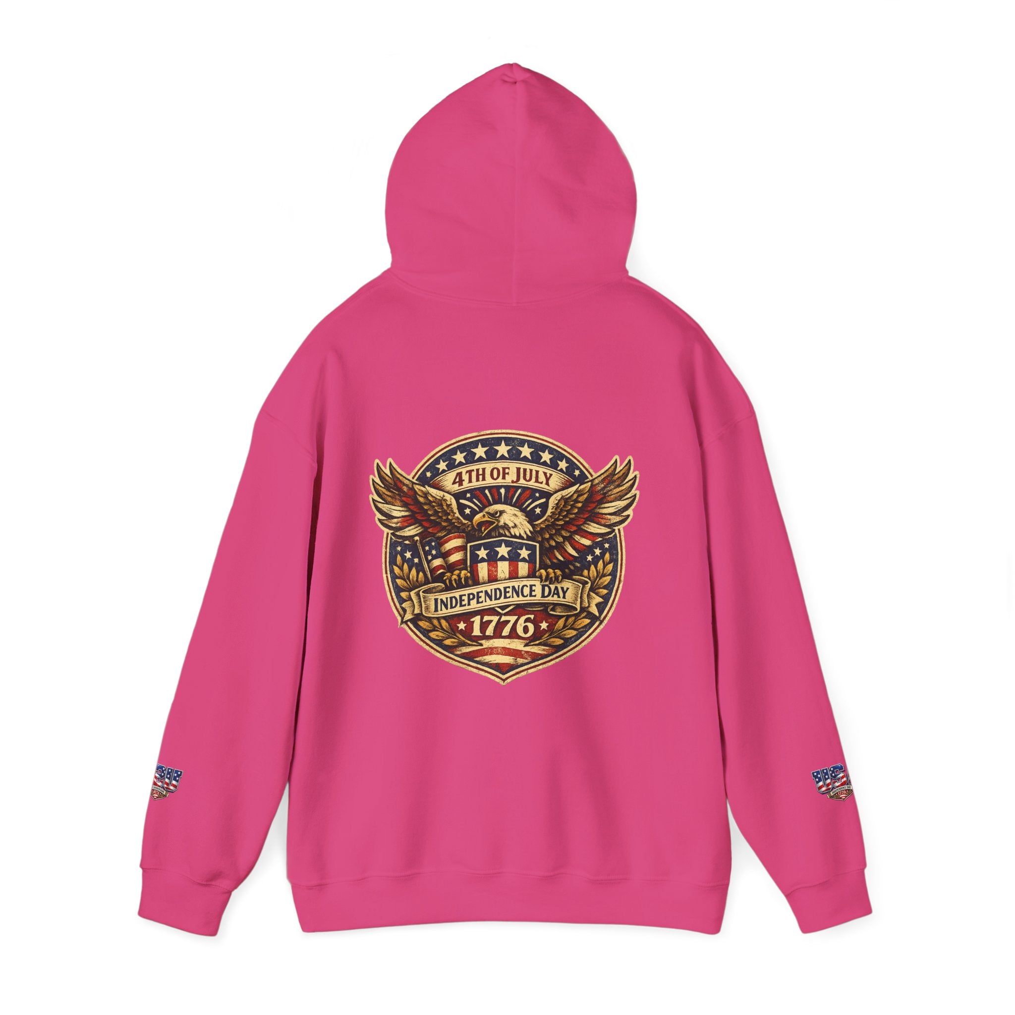 Independence Day 1776 Hoodie – 4th of July Patriotic Eagle Sweatshirt